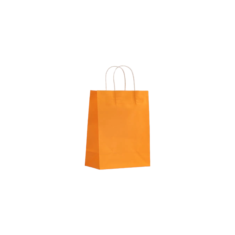 LOT DE 120 -Sacs papier kraft /22*11*27cm (couleurs mélangées)