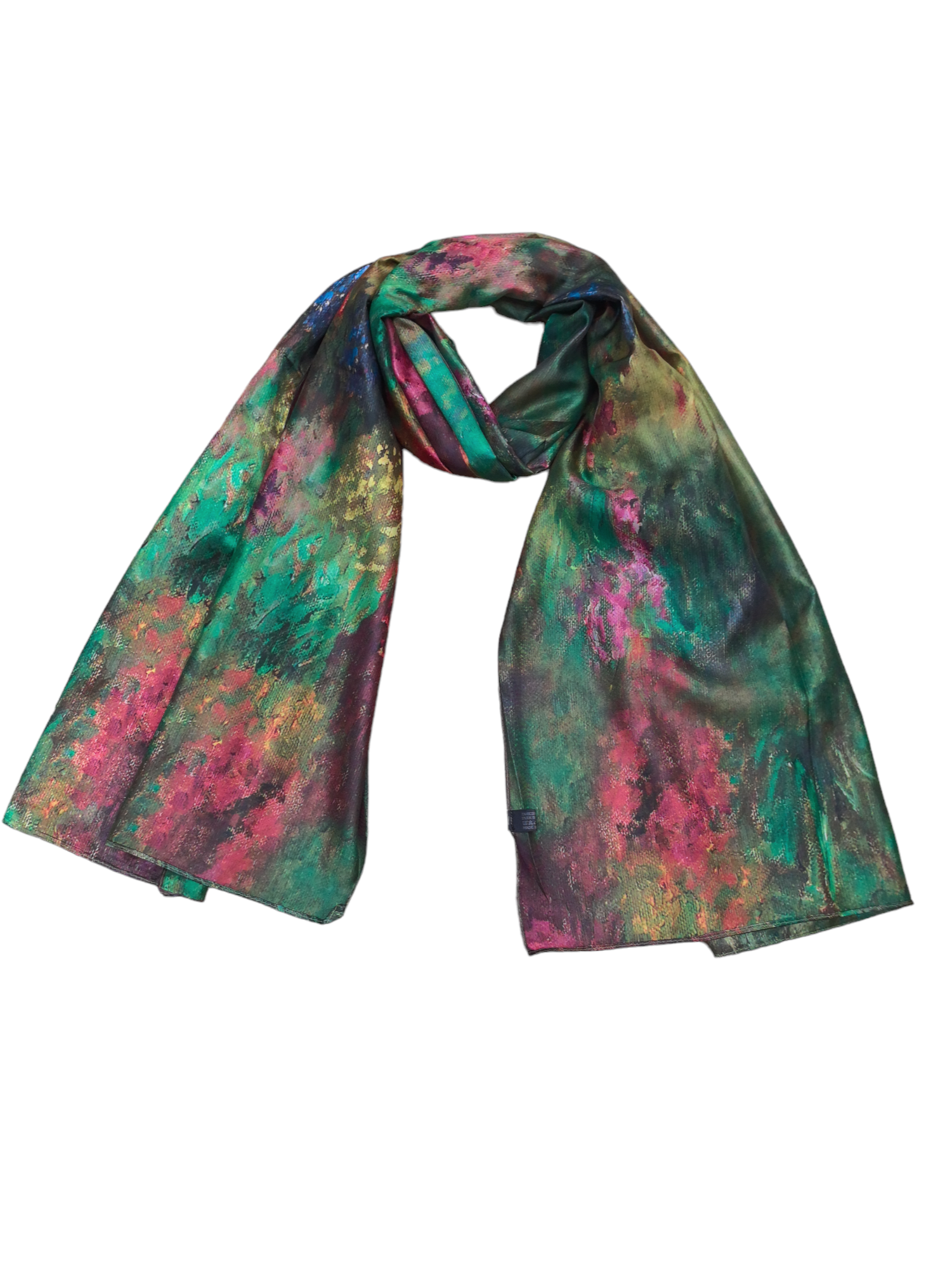 Foulards châle peinture à l'huile double face (x4)#25