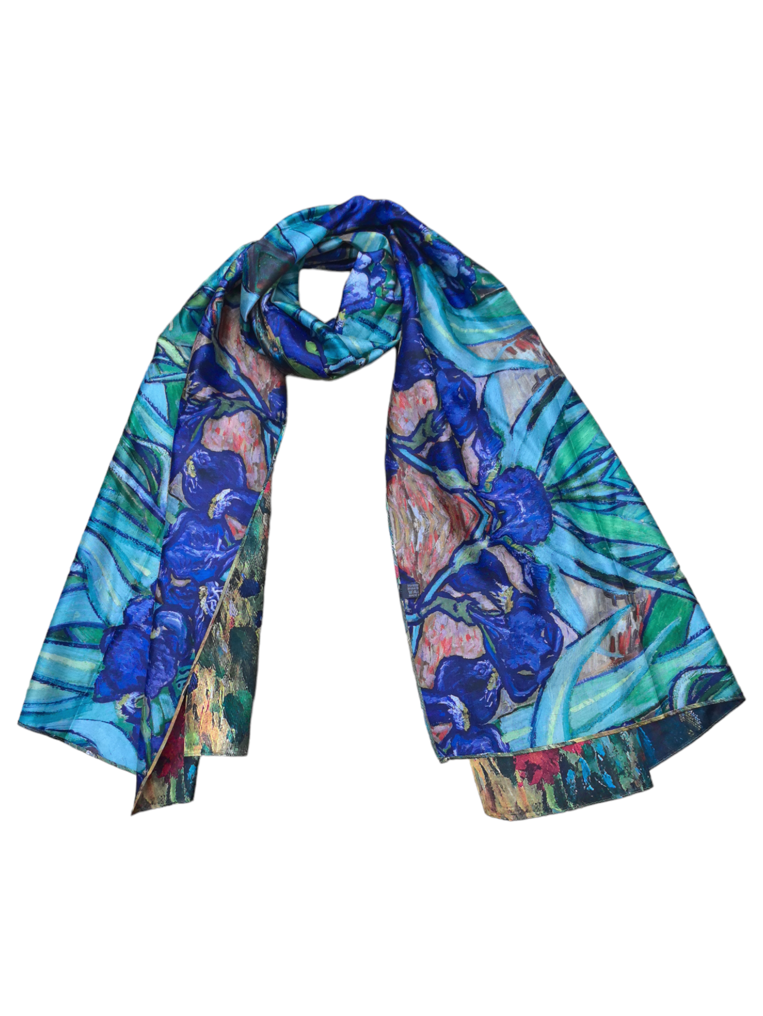 Foulards châle peinture à l'huile double face (x4)#28