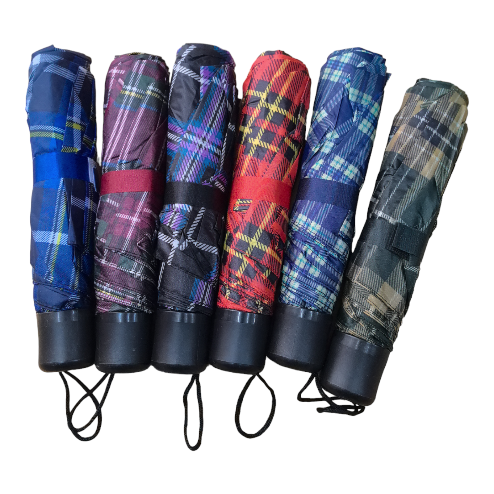 Parapluie motif carreaux tartan (x36)