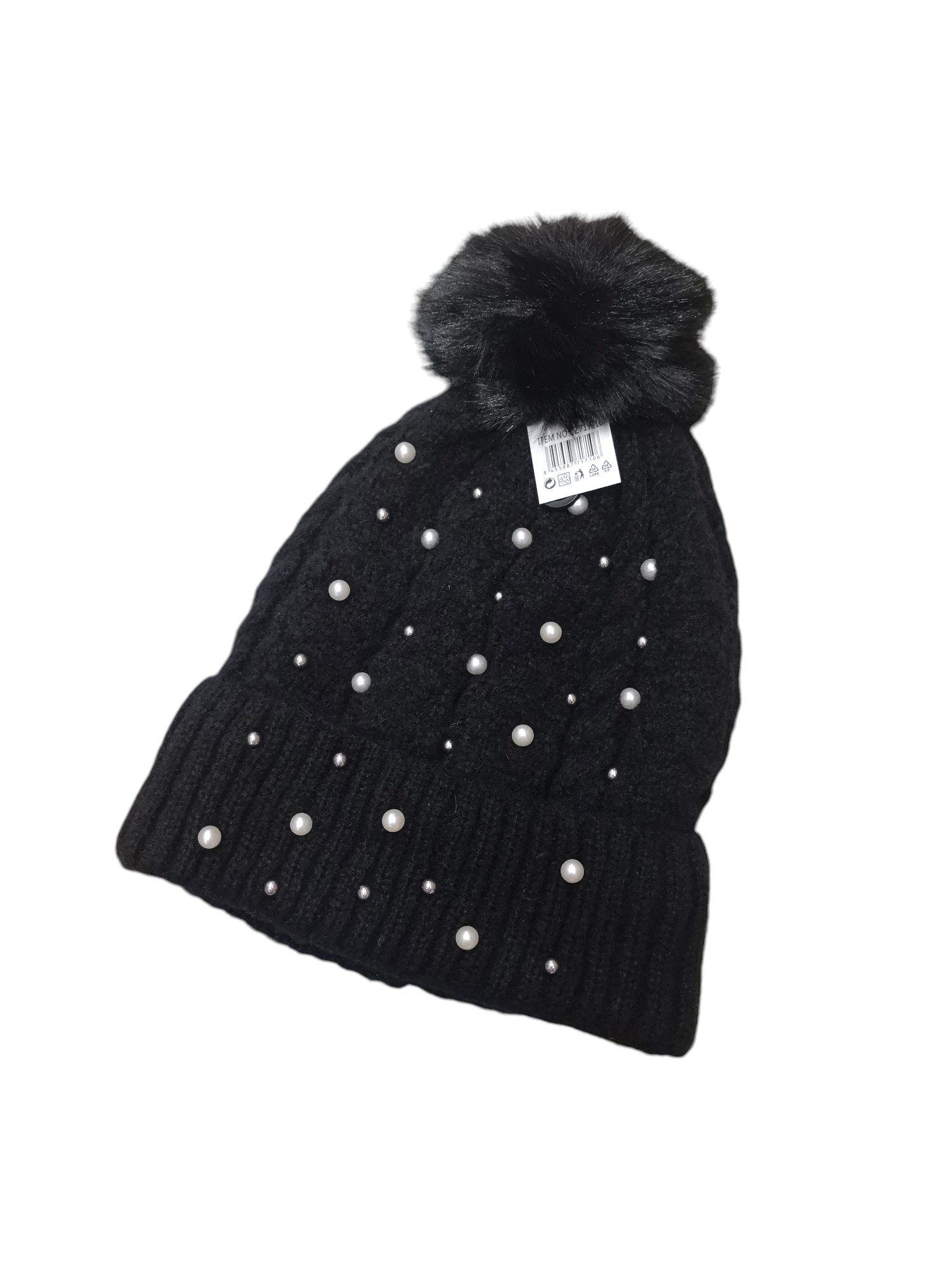 bonnet femme tricoté perle(x12)#10