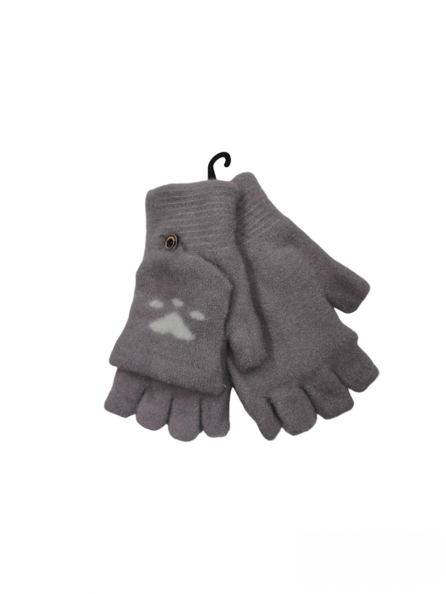 Mitaines à rabat pour enfants, motif mains de griffe de chat(x12)E30