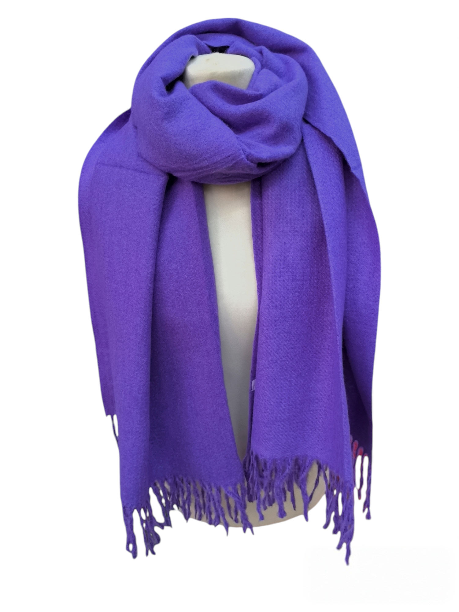 Écharpe châle couleur unie (x12)#3