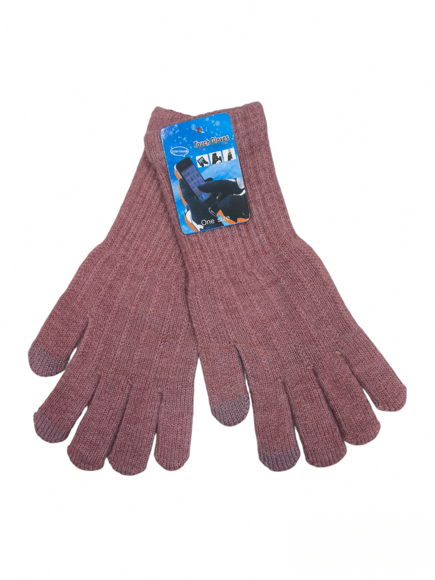 Gants femme tricotés tactiles (x12) F43