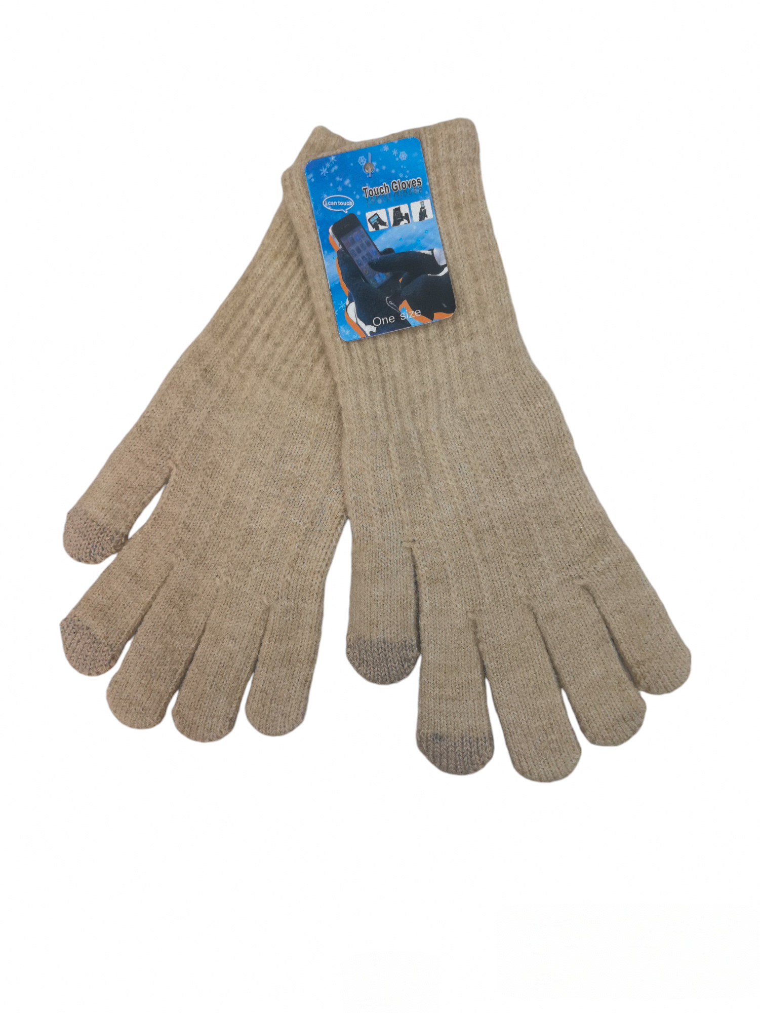 Gants femme tricotés tactiles (x12) F43