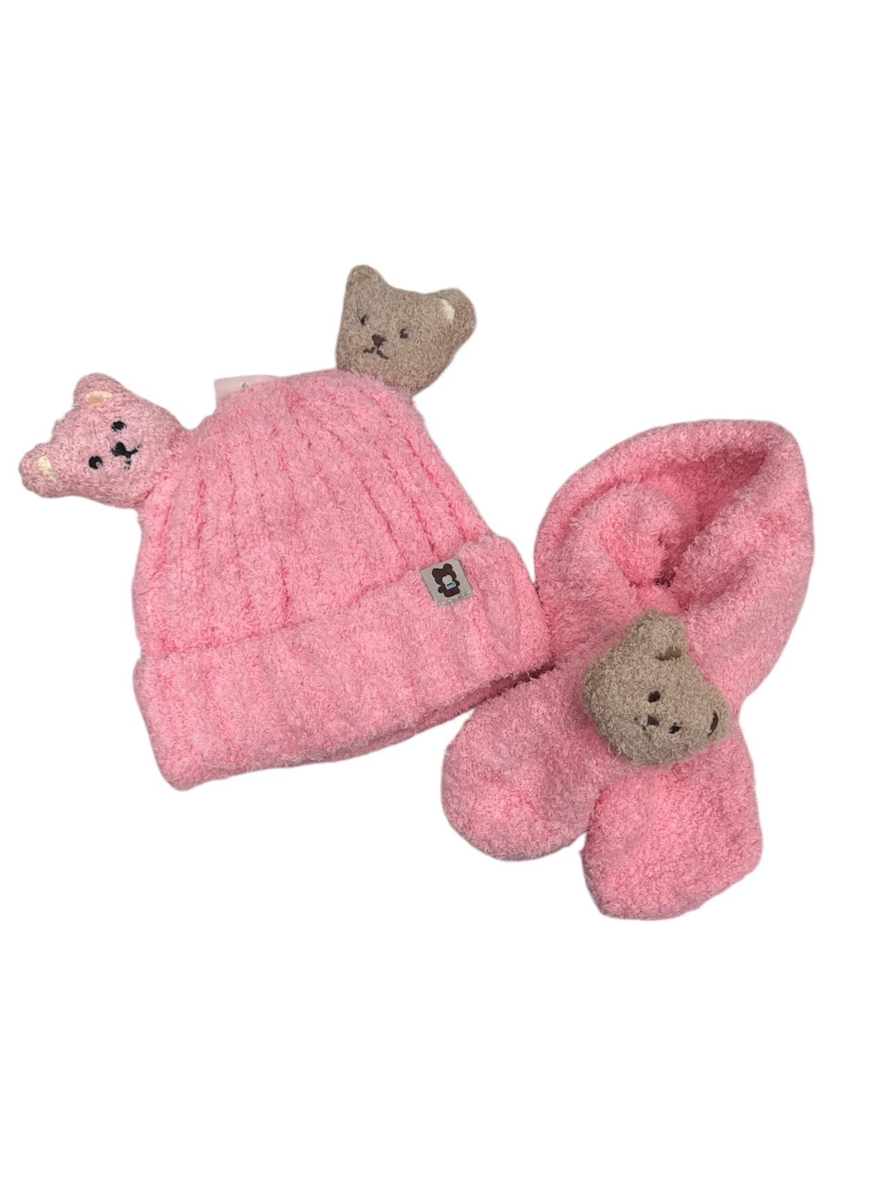 Ensemble Bonne/échape enfant moitf ours (x12)