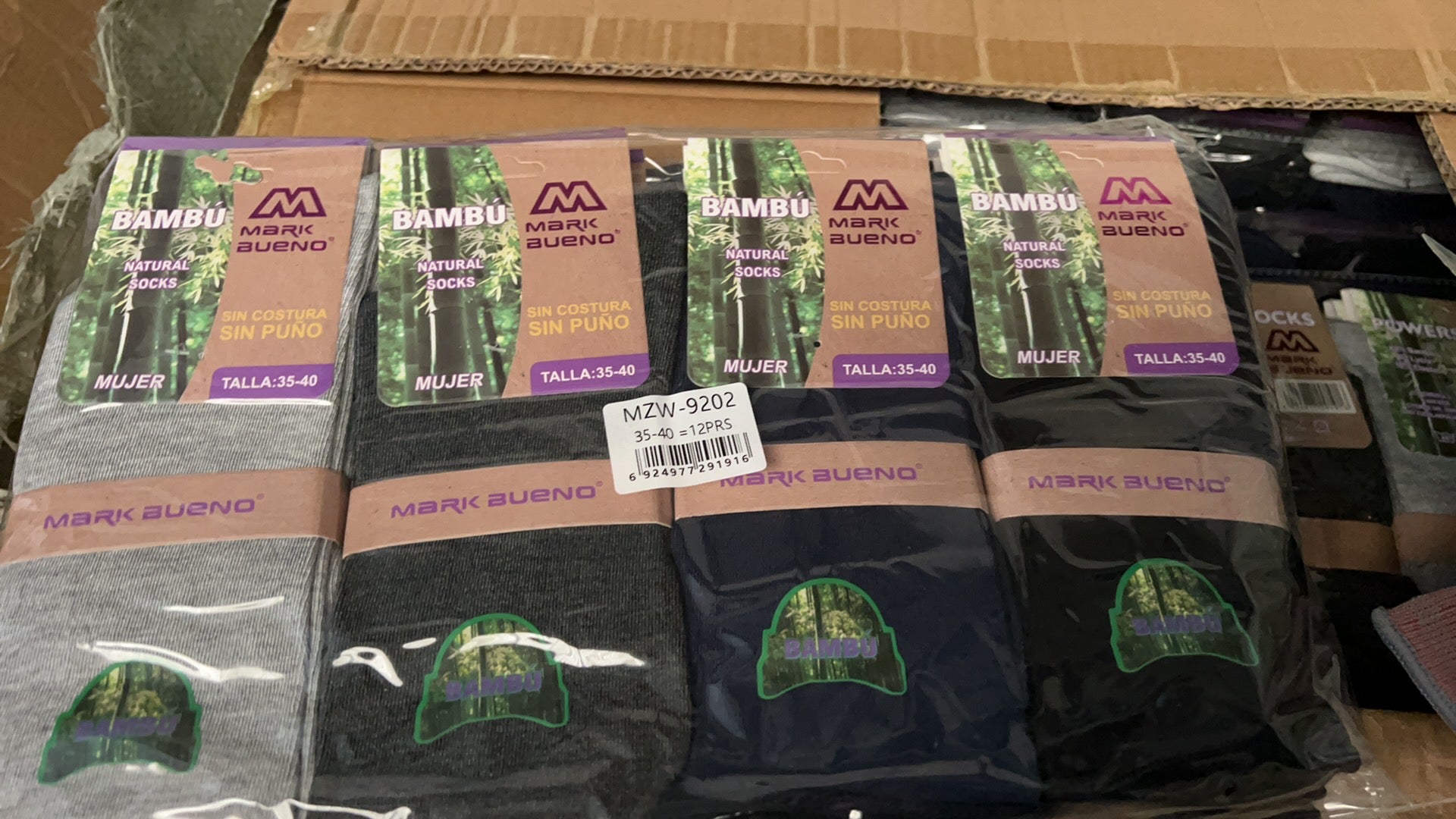 FEMME Chaussettes Fibre de Bambou Qualité supérieure (x24)