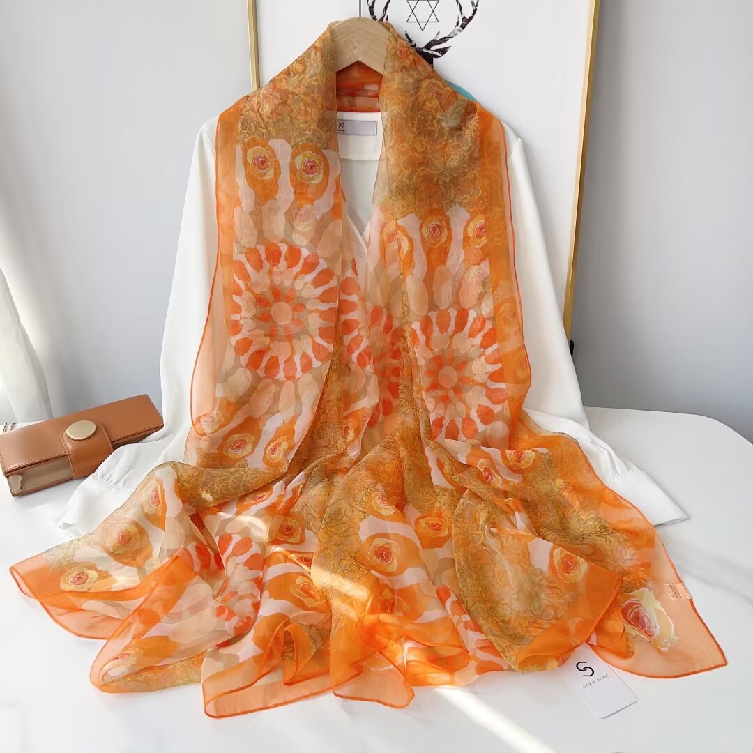 Foulards touche soie(x4)#29