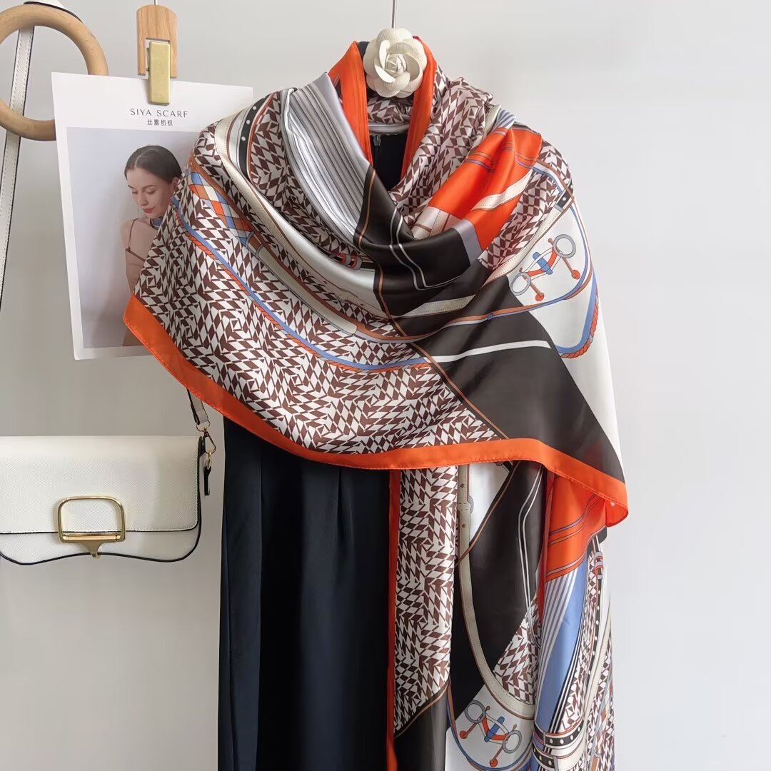 Foulards touche soie(x4)#28