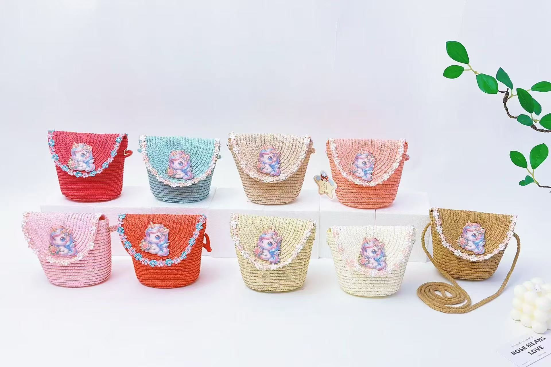 Sac mini paille fille (x12)#03