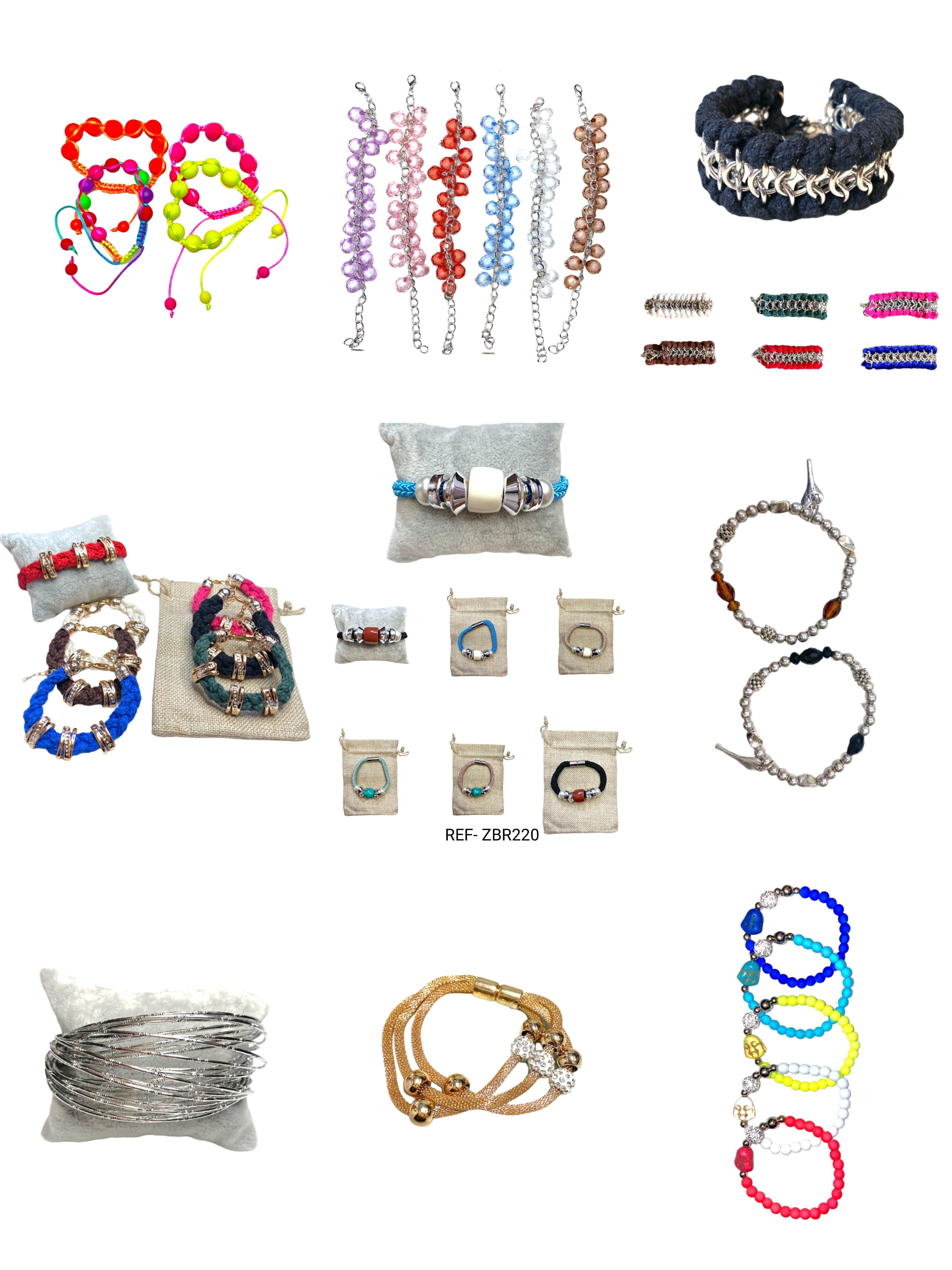 PROMO: lot Bracelet fantaisie mélangées (x100)