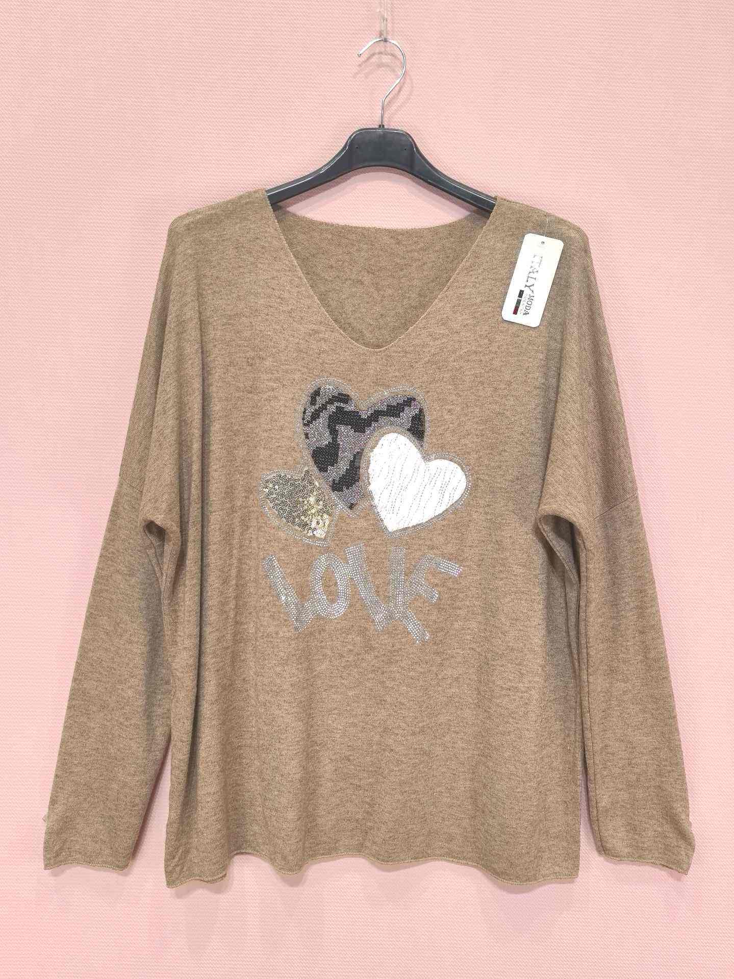 T-shirts Manches Longues Love (x8)