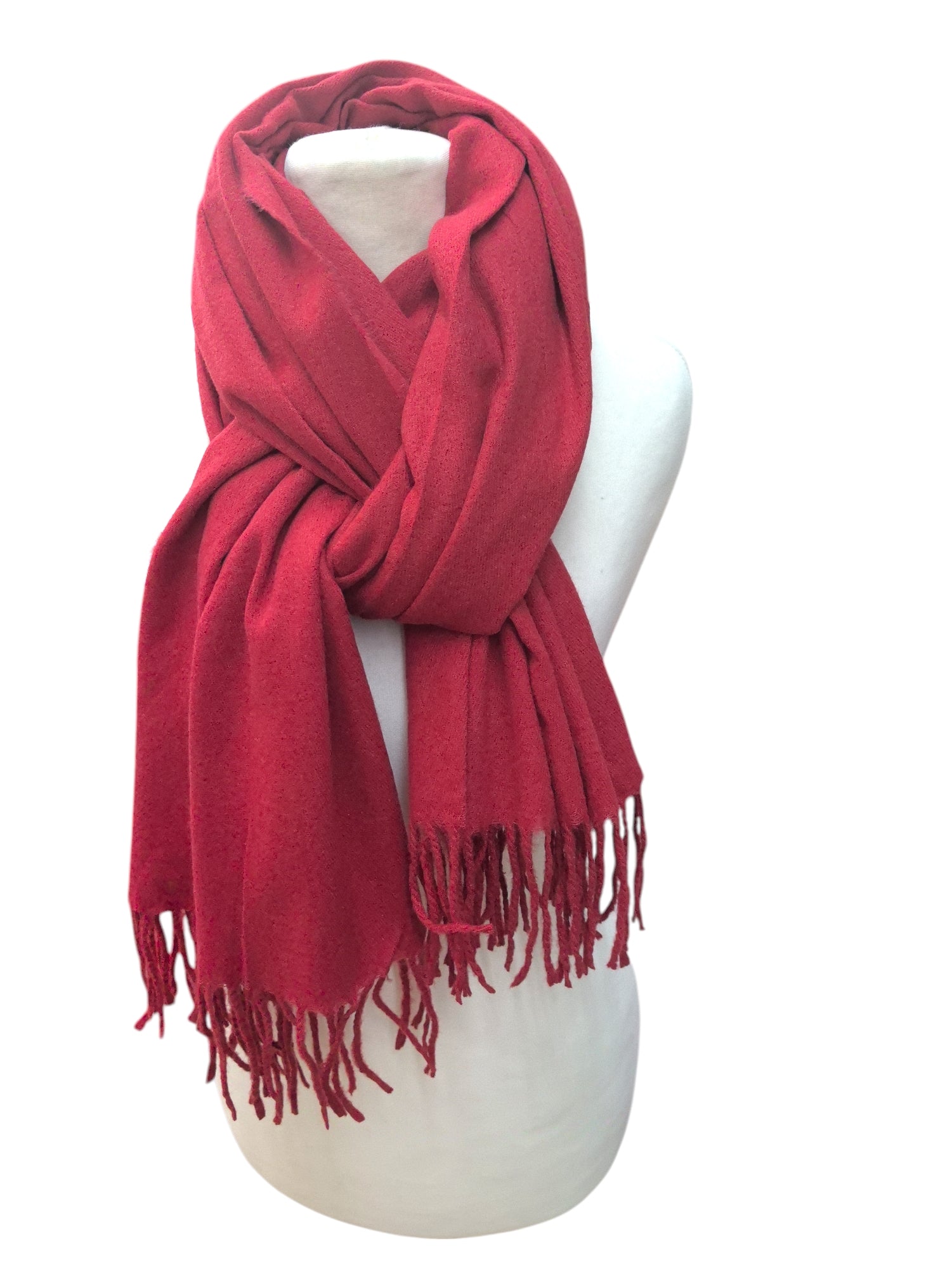 Écharpe châle couleur unie (x12)#1a