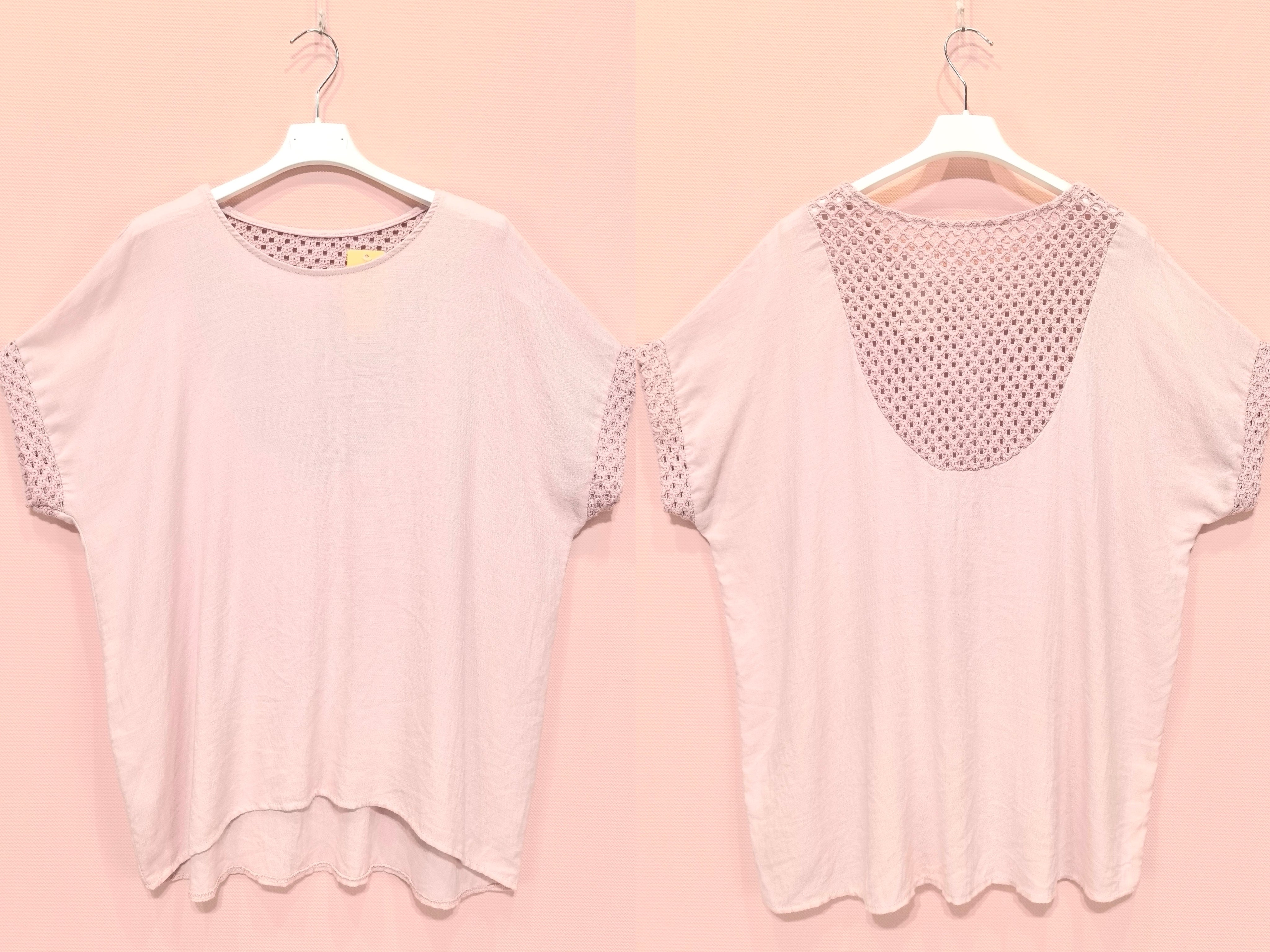 Blouse à finitions crochet (X8)