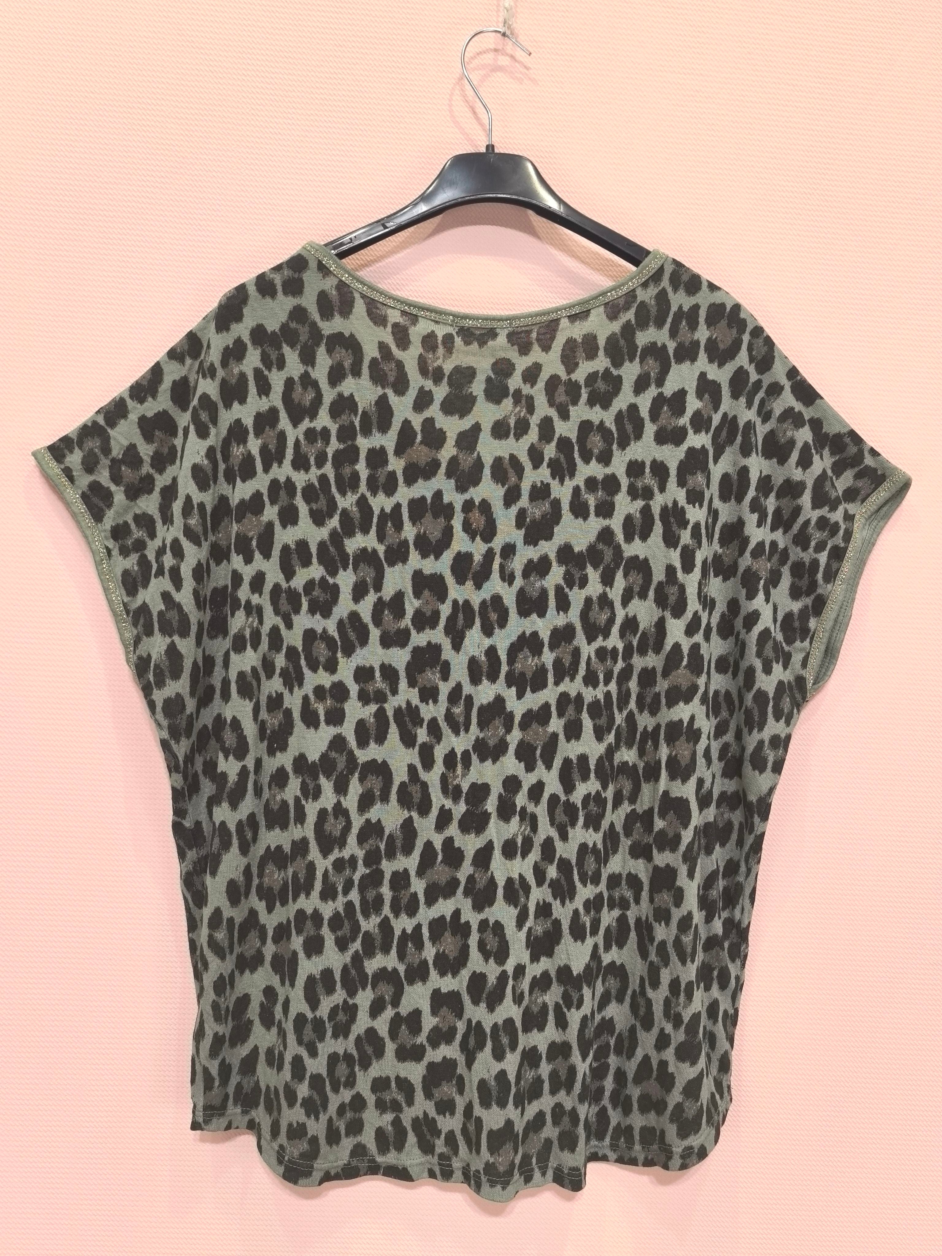 T-shirts Manches Courtes Léopard (x6)