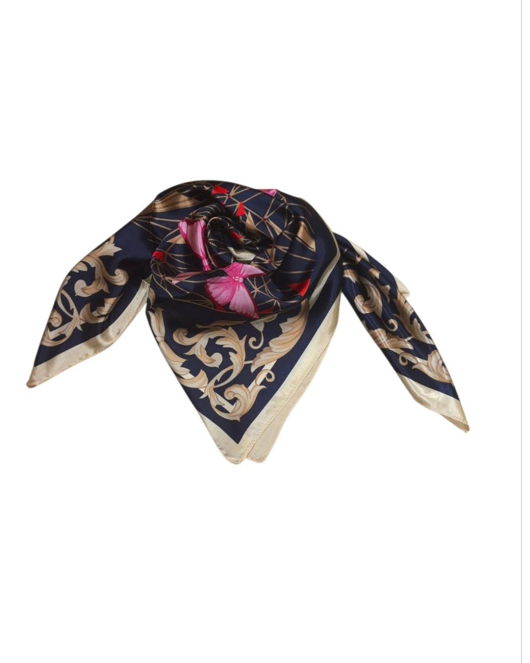 Foulard carré 90cm imprimé fantaisie (x10)#72