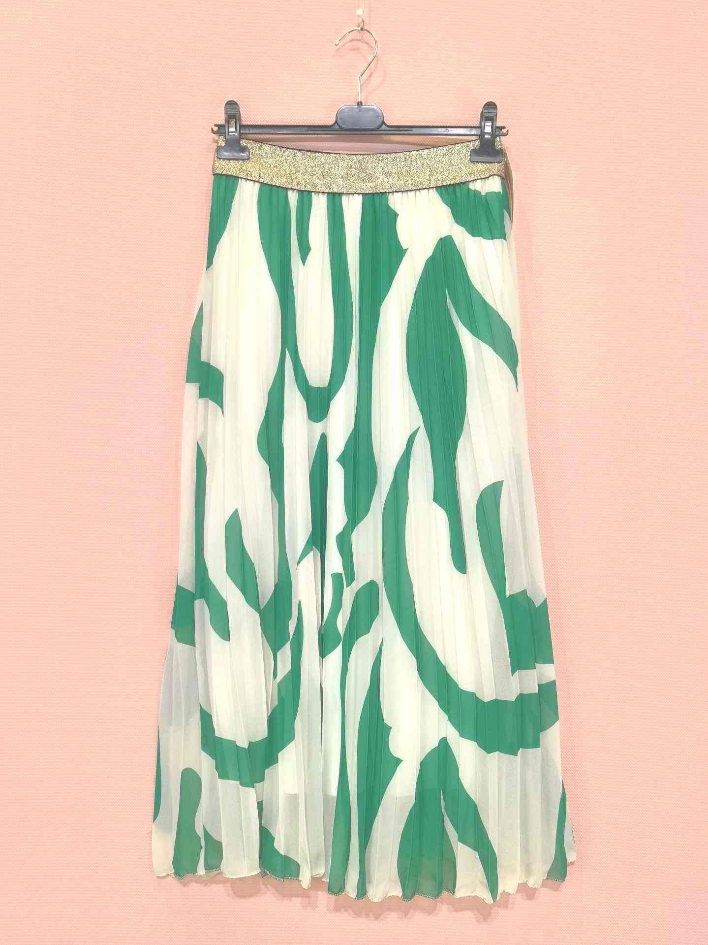 Jupe plissée imprimée (x6)