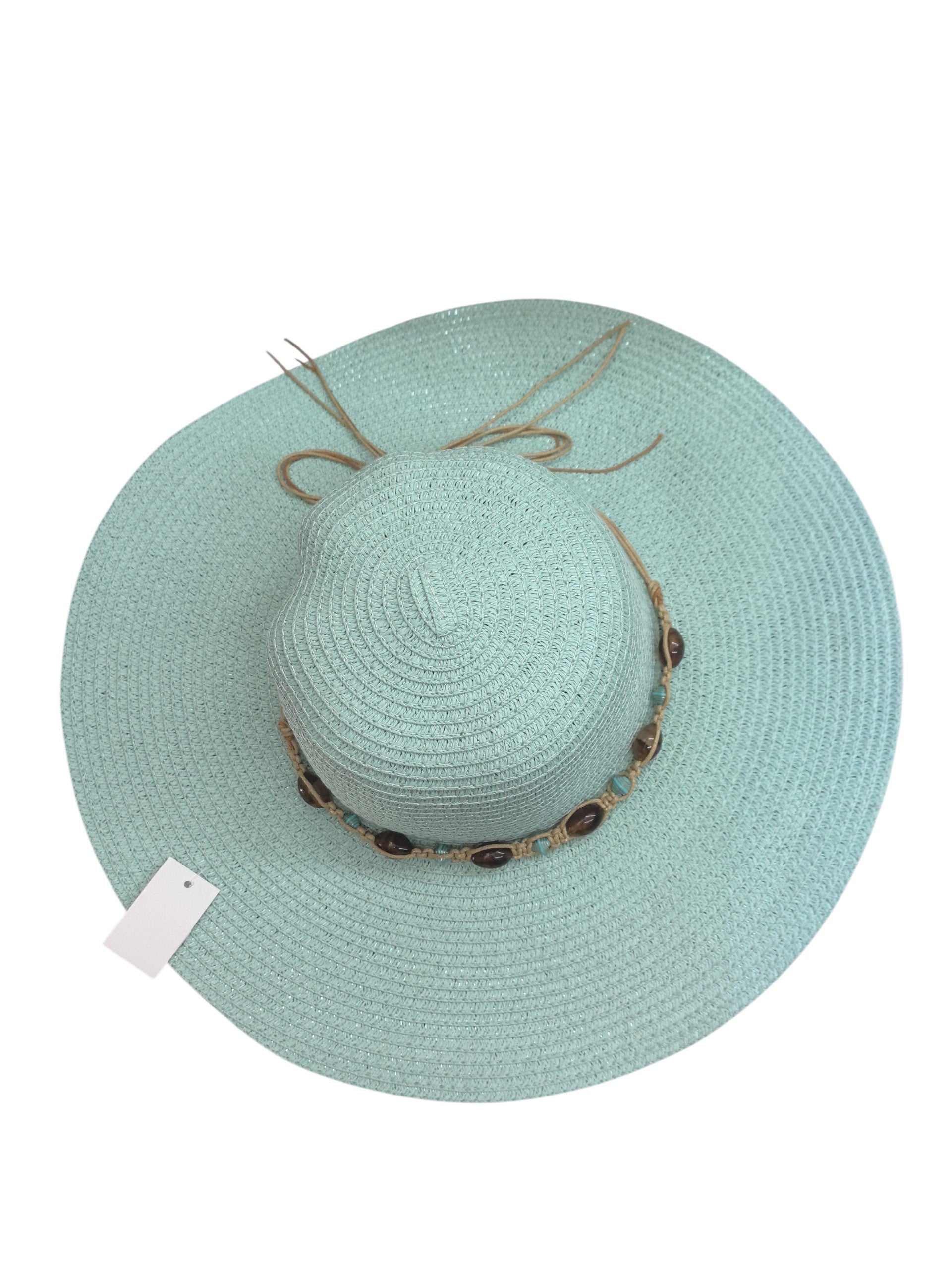 Chapeau de paille bohème femme à large bord (x12)
