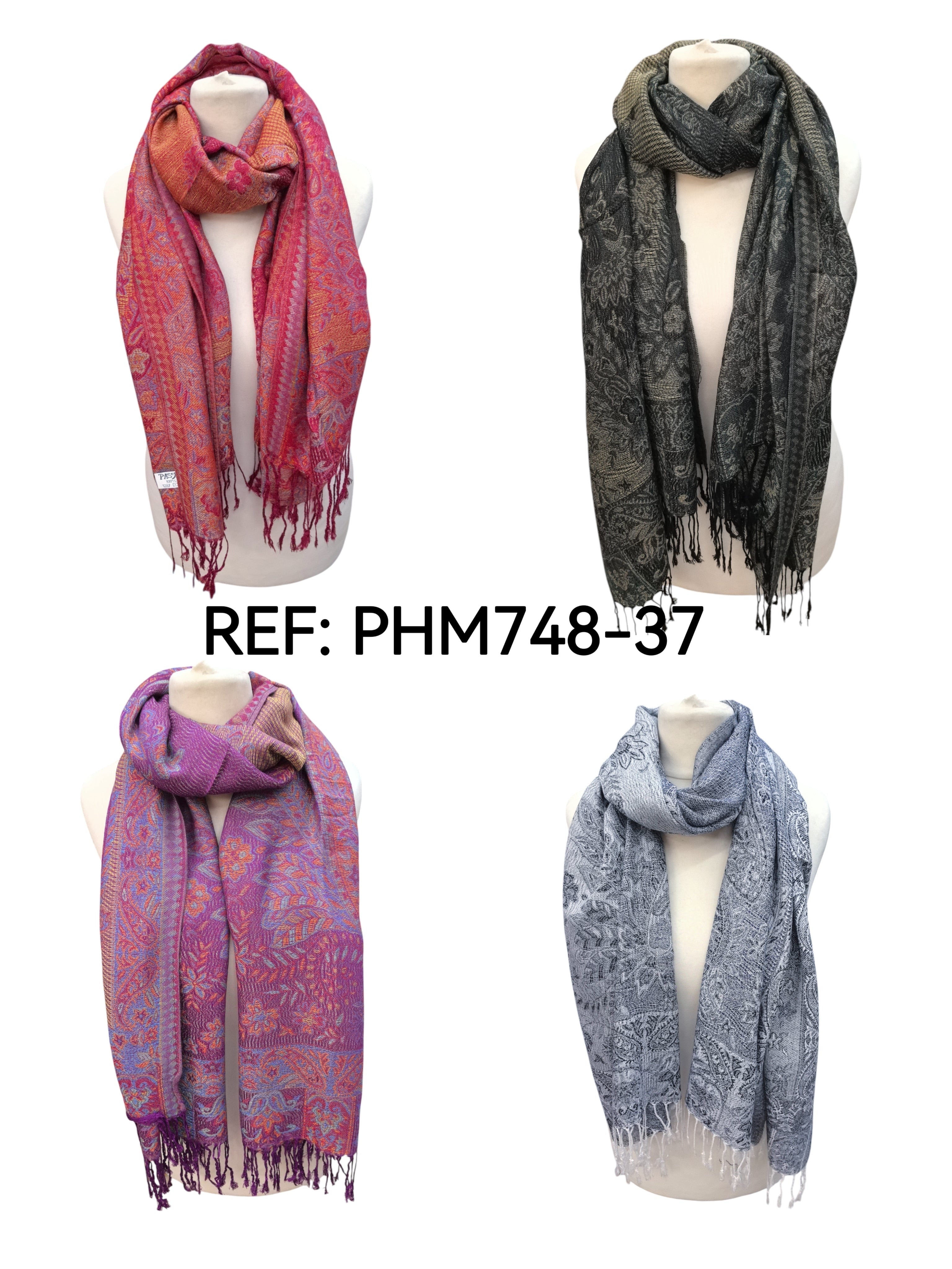 Châle Écharpe paisley (x12) #37