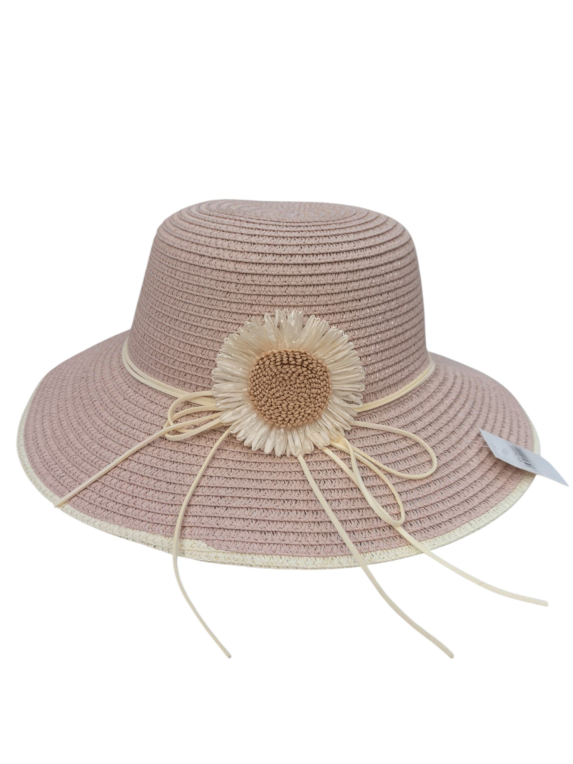 Chapeau de paille femme à tournesol (x12)#22