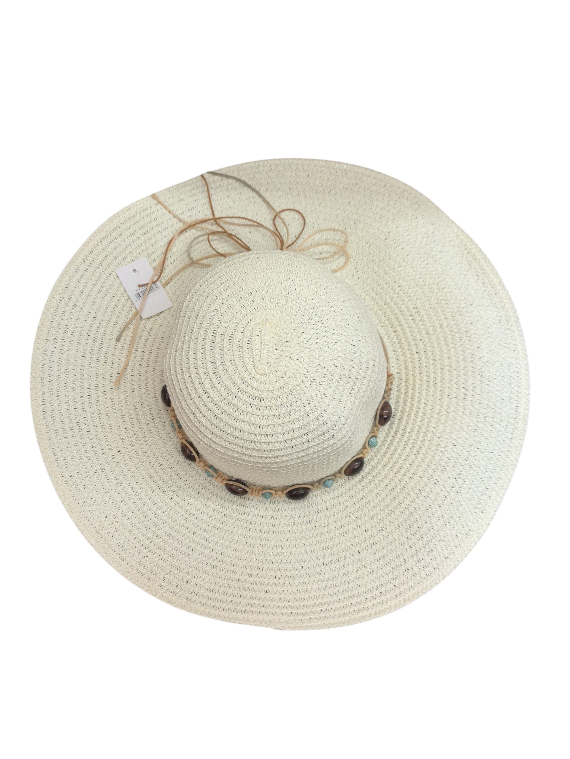 Chapeau de paille bohème femme à large bord (x12)
