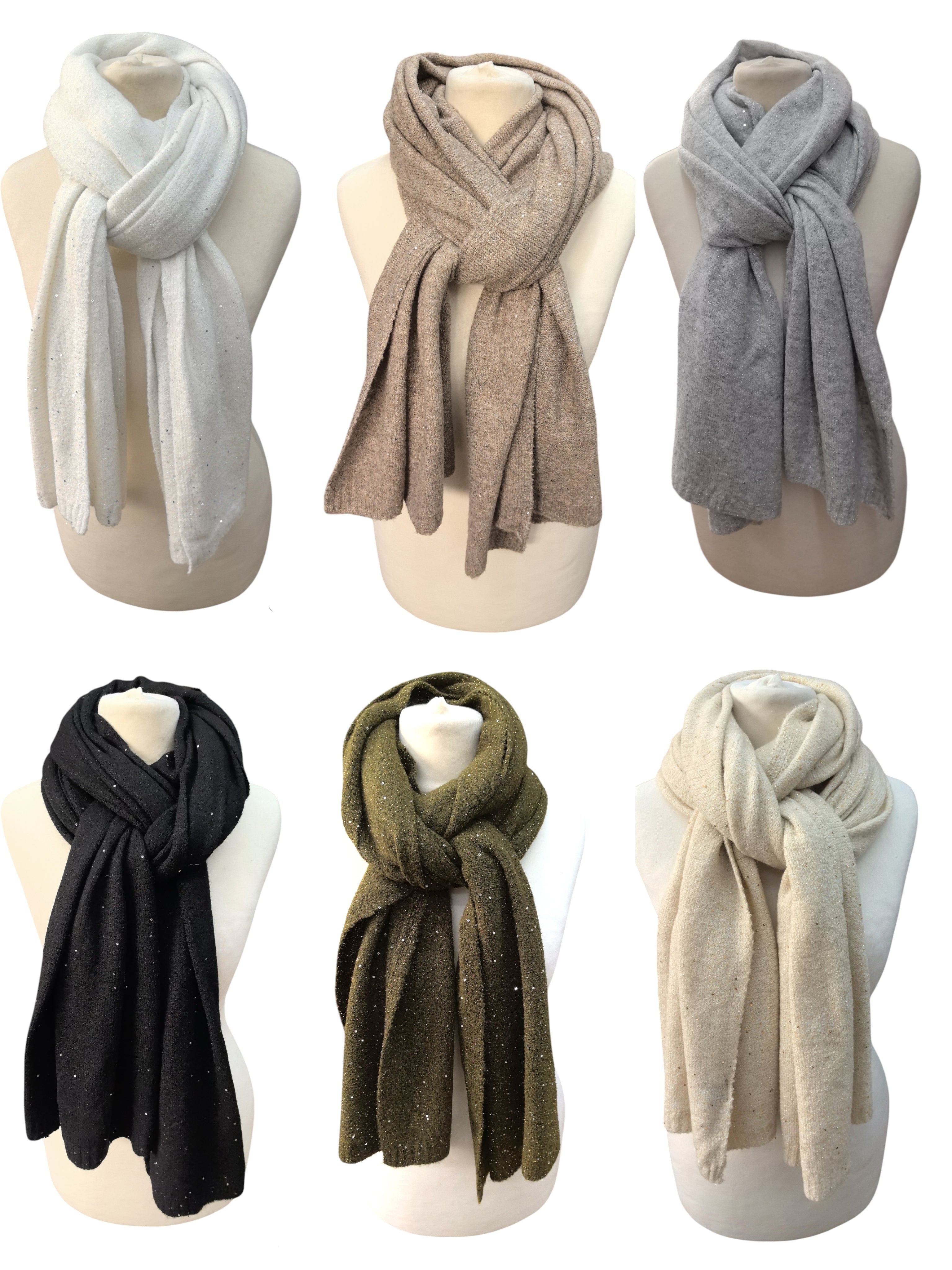 Écharpe châle avec Paillettes(x8)#2