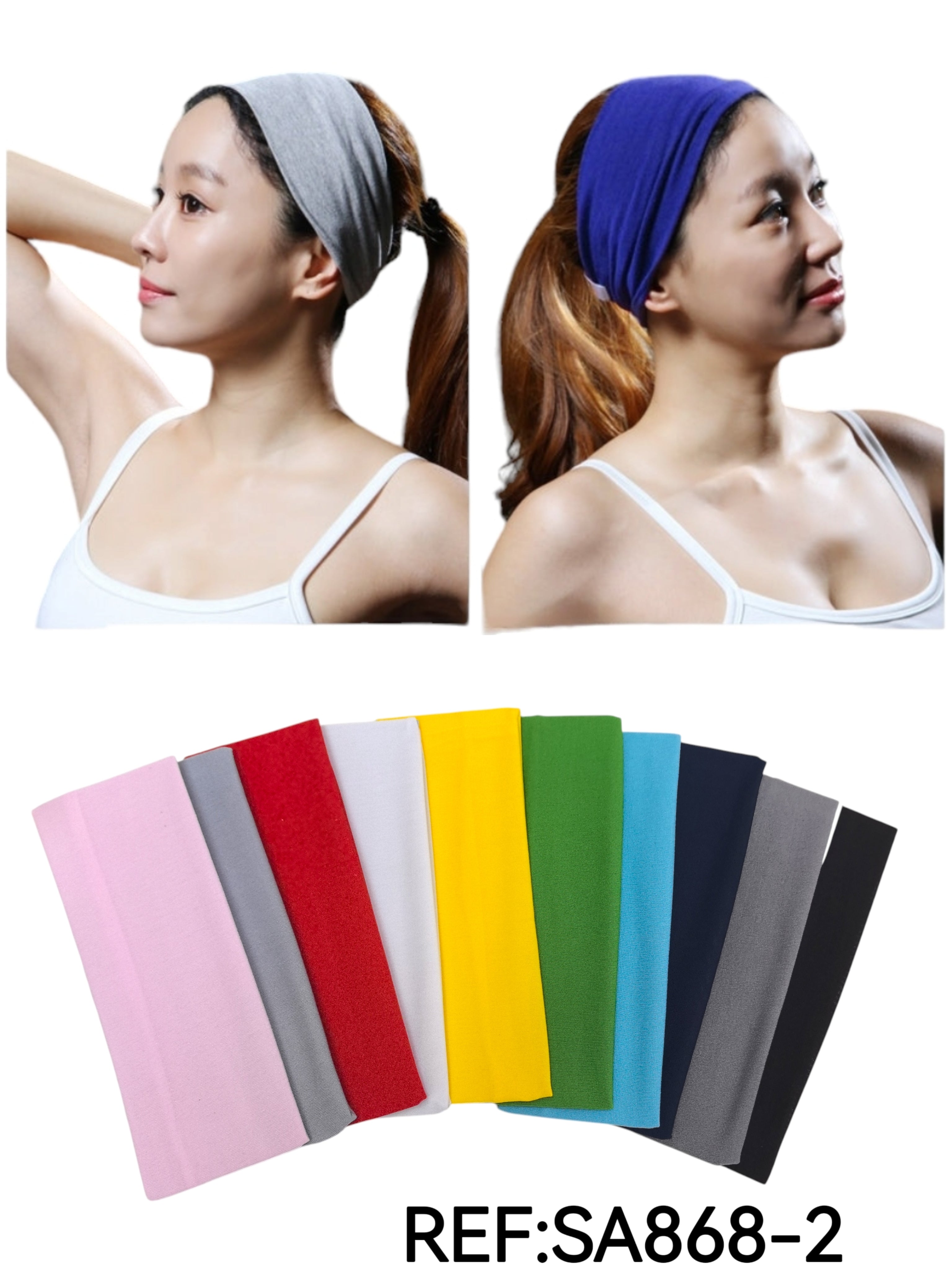 Bandeau unicolore taille M (2x12)