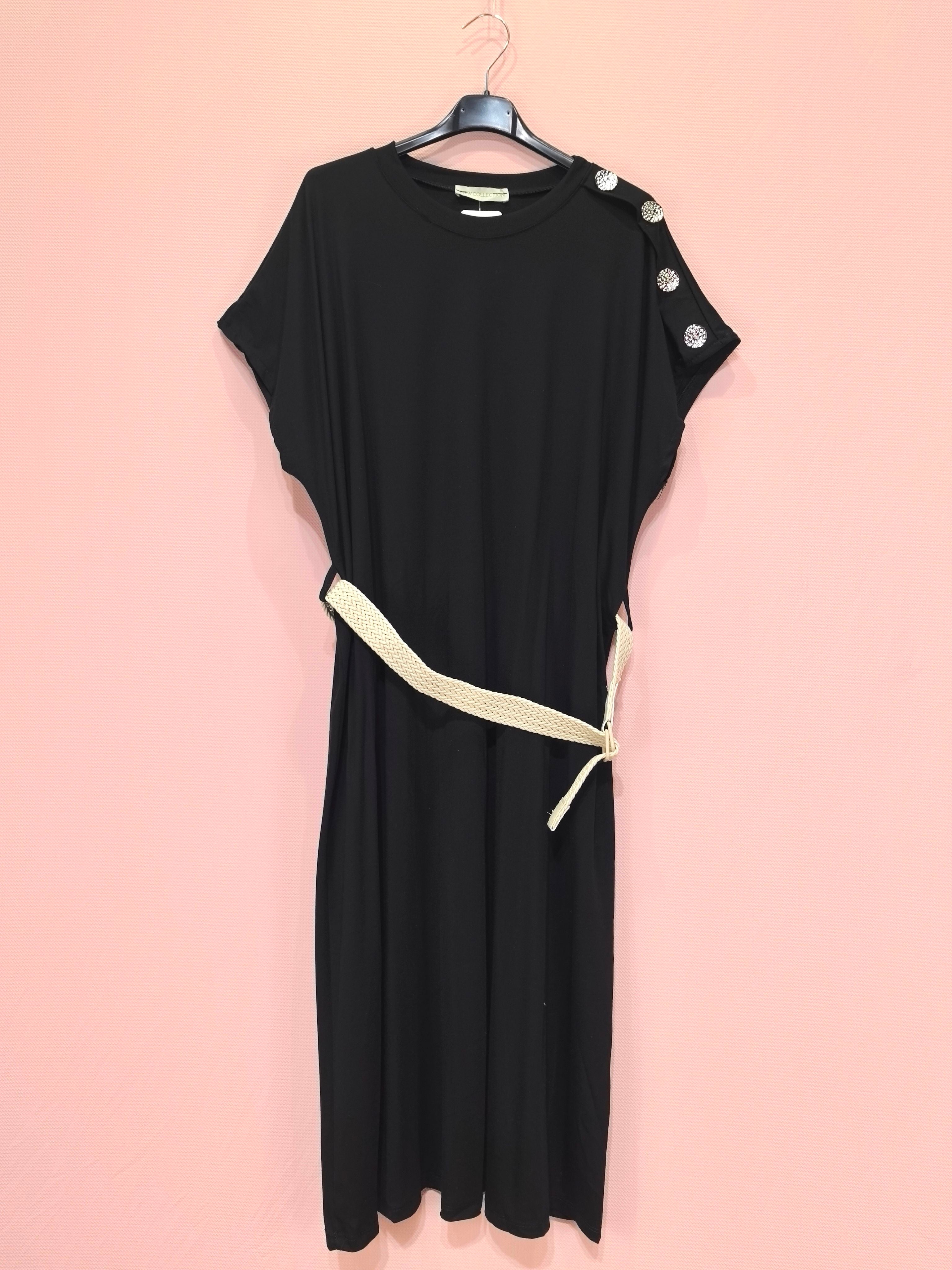 Robe Longue Avec Ceinture (x8)