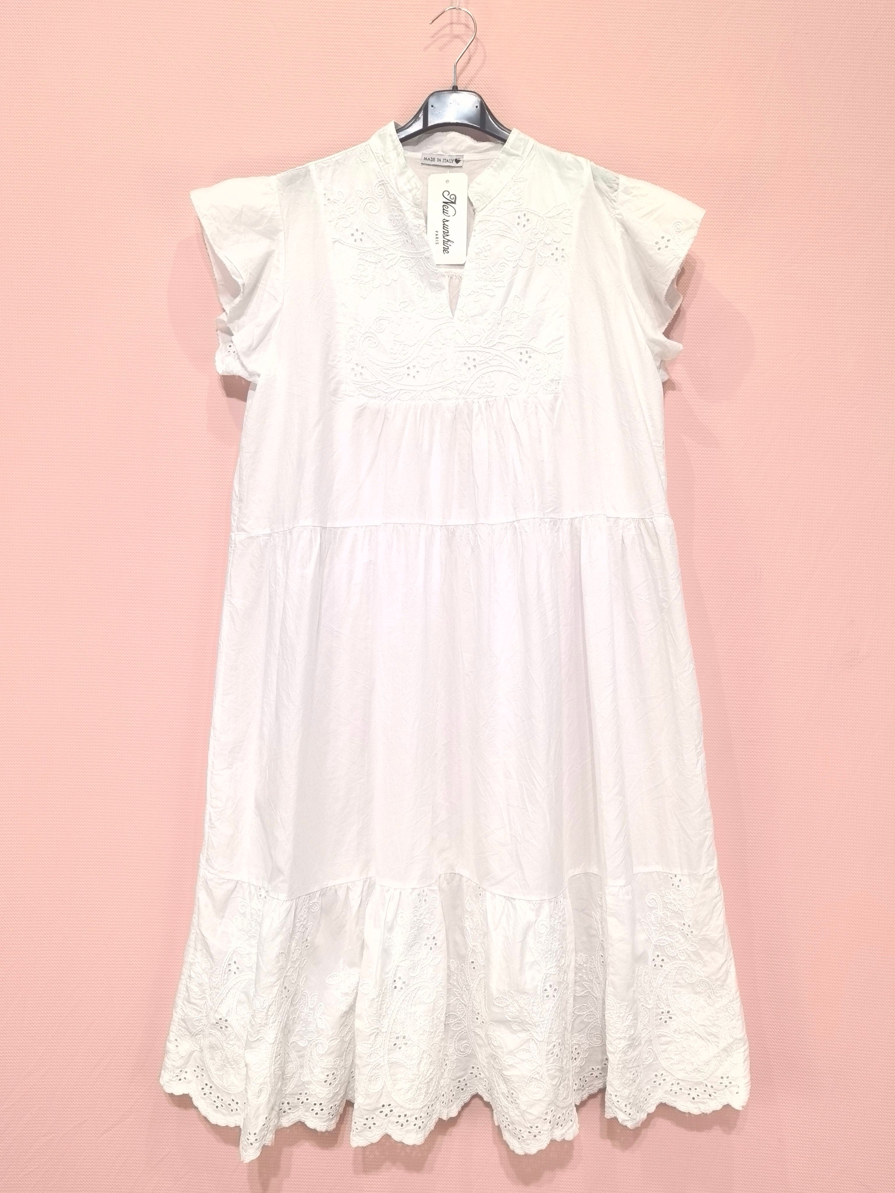 Robe Brodée En Coton (X6)
