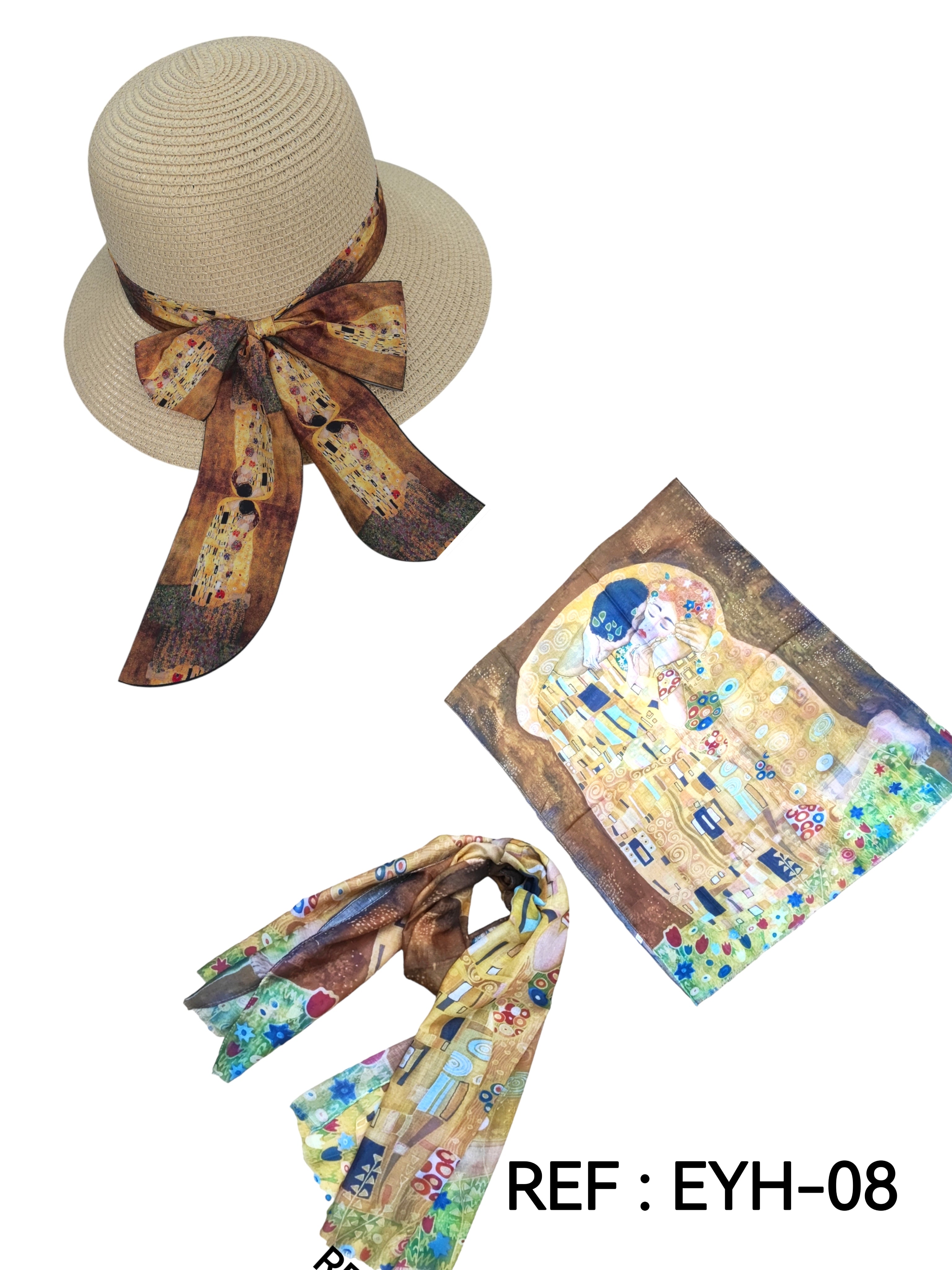 Ensemble chapeau et foulard (2x2)