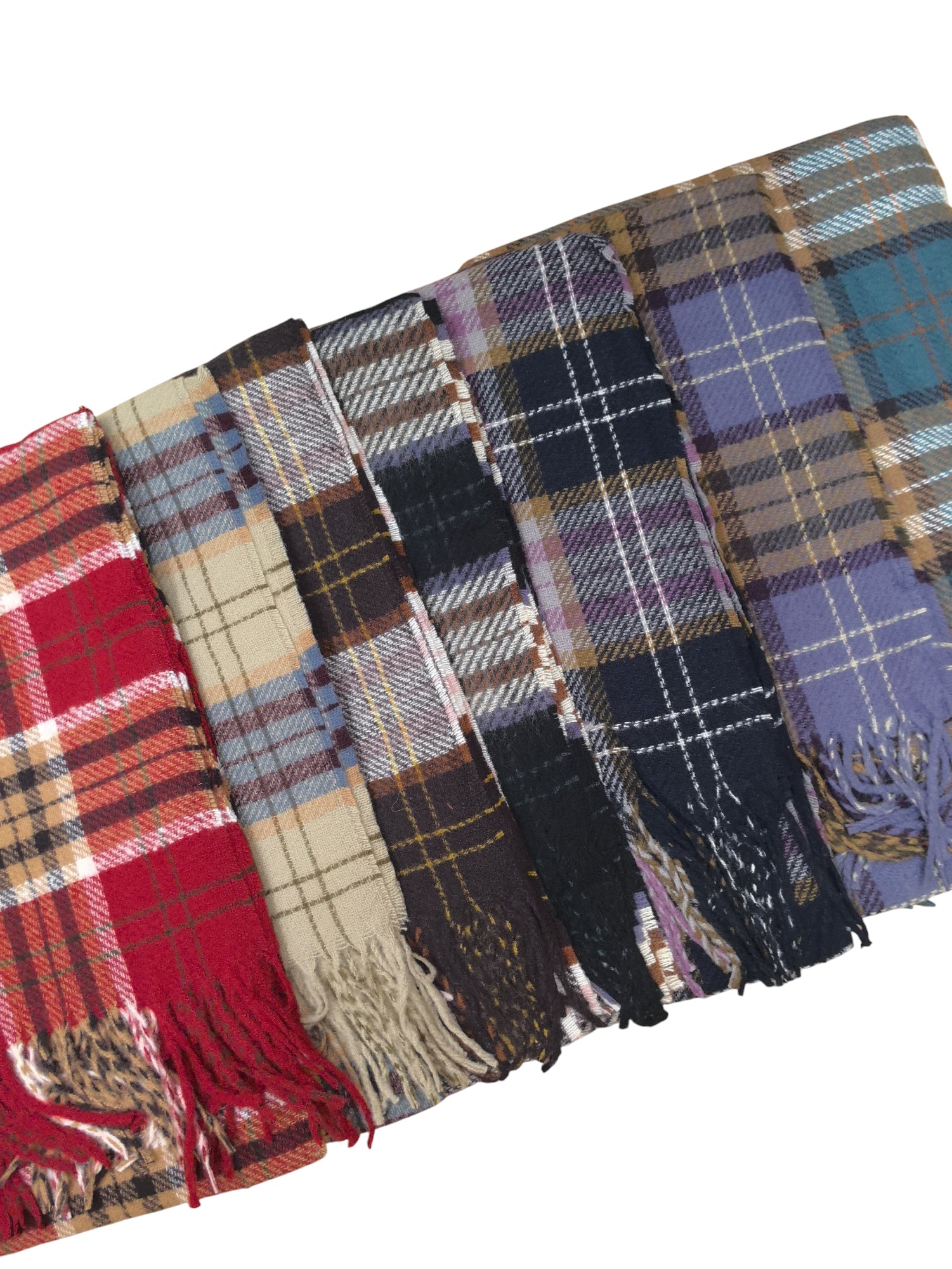 Écharpe hiver motif rayures(x12)#12