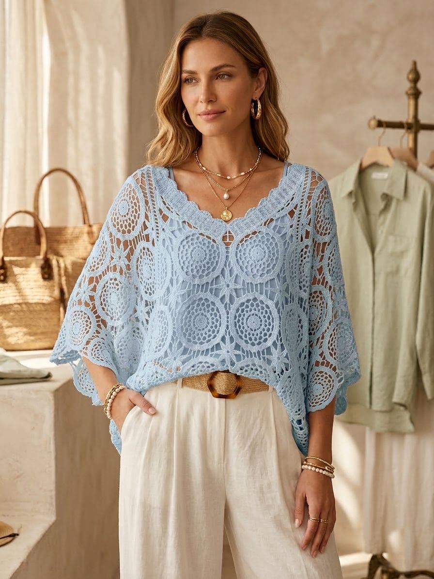 Top Crochet 2 Pièces (x6)