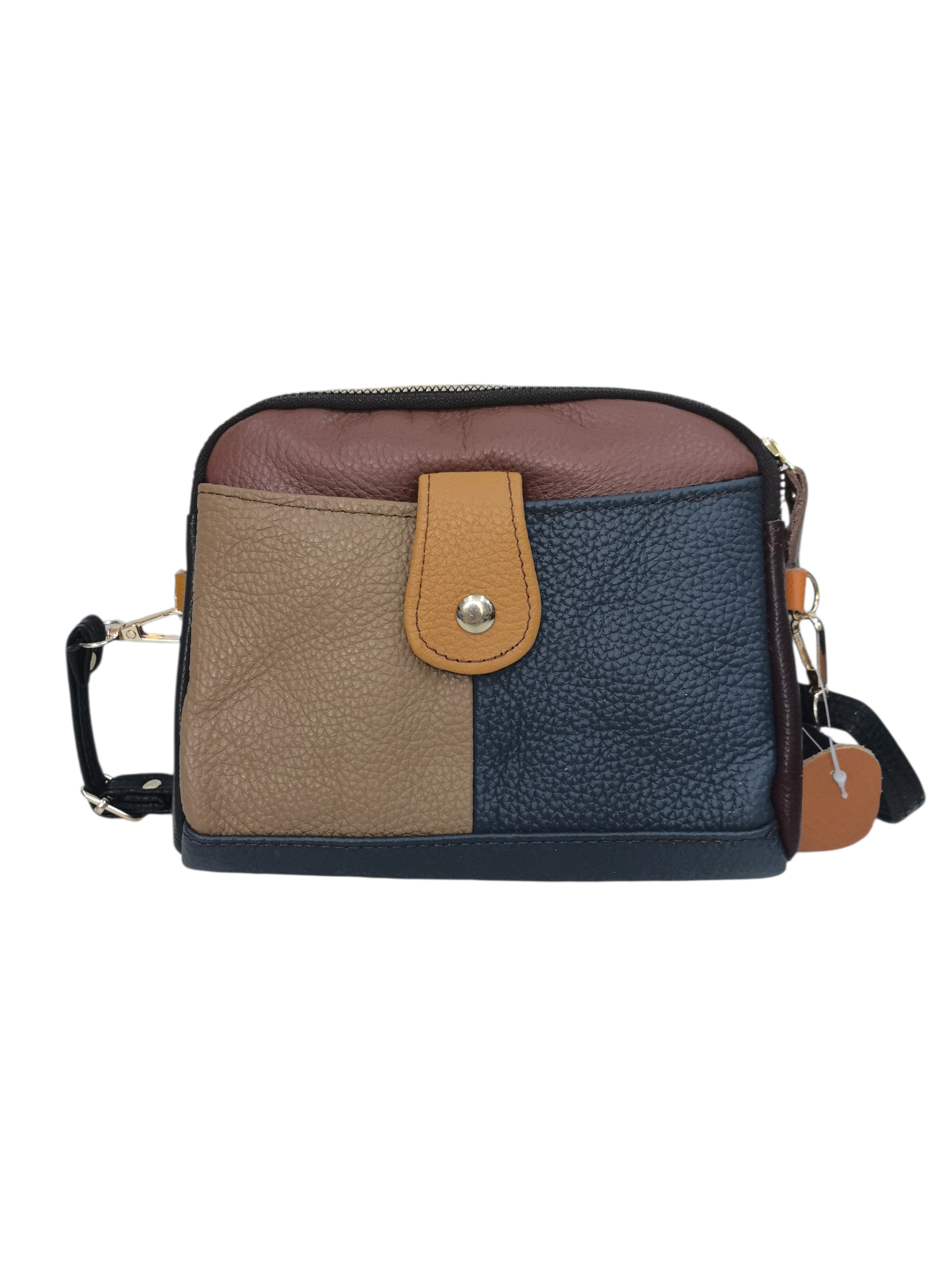 Sac multicouleur- Cuir véritable couleur (X6)