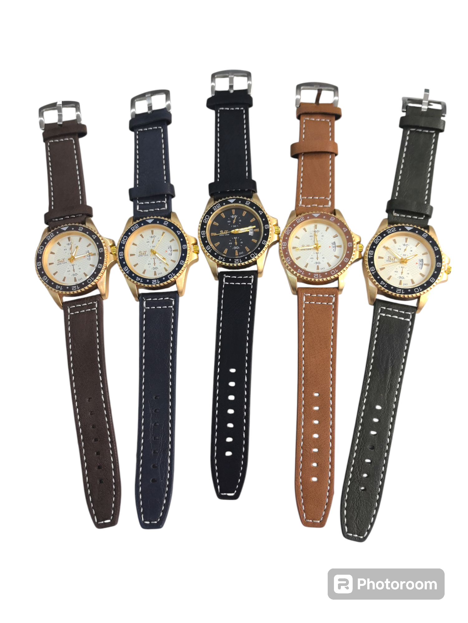 Montre homme avec date (x6)