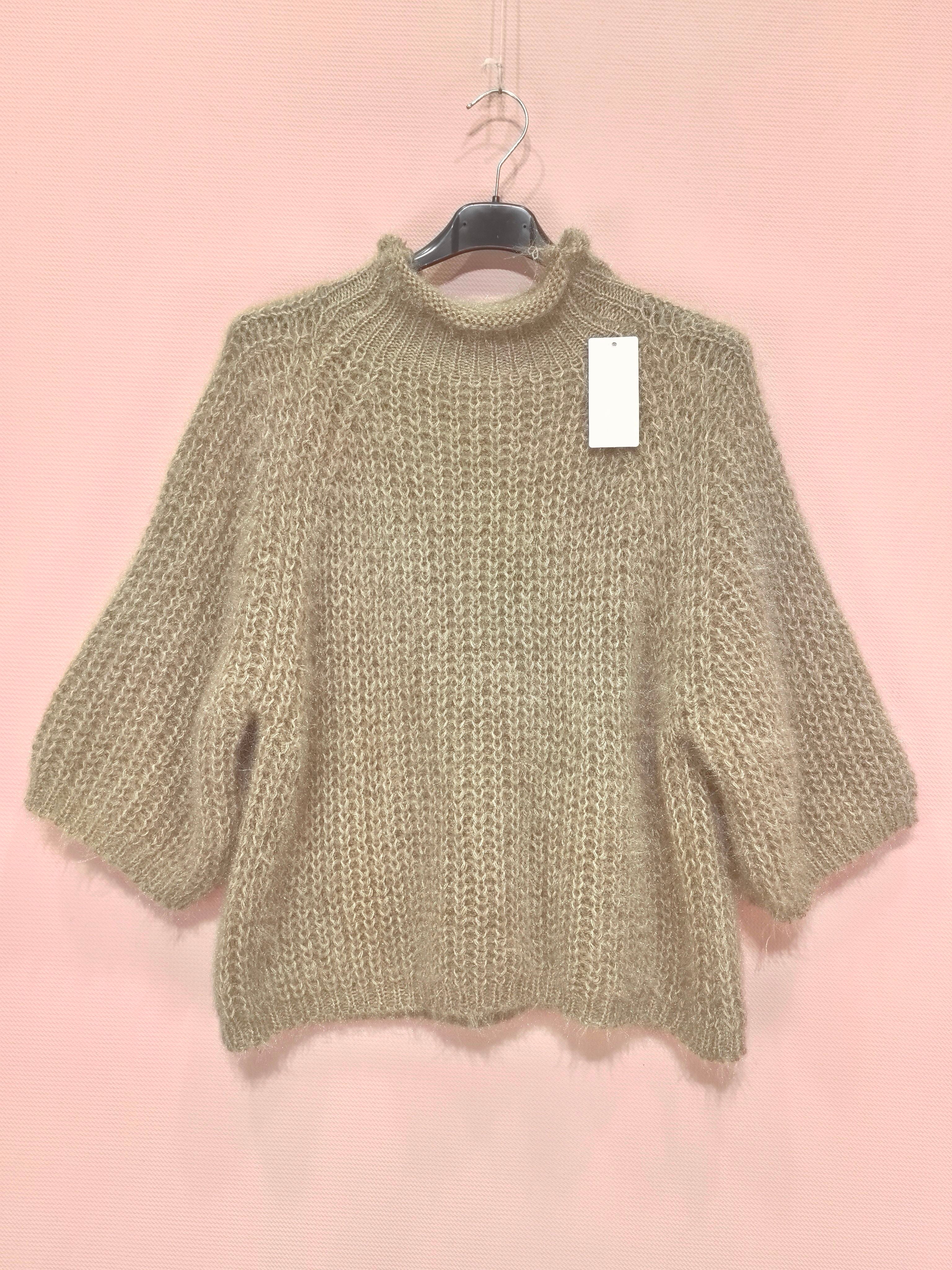 Pull oversize en maille duveteuse (x6)