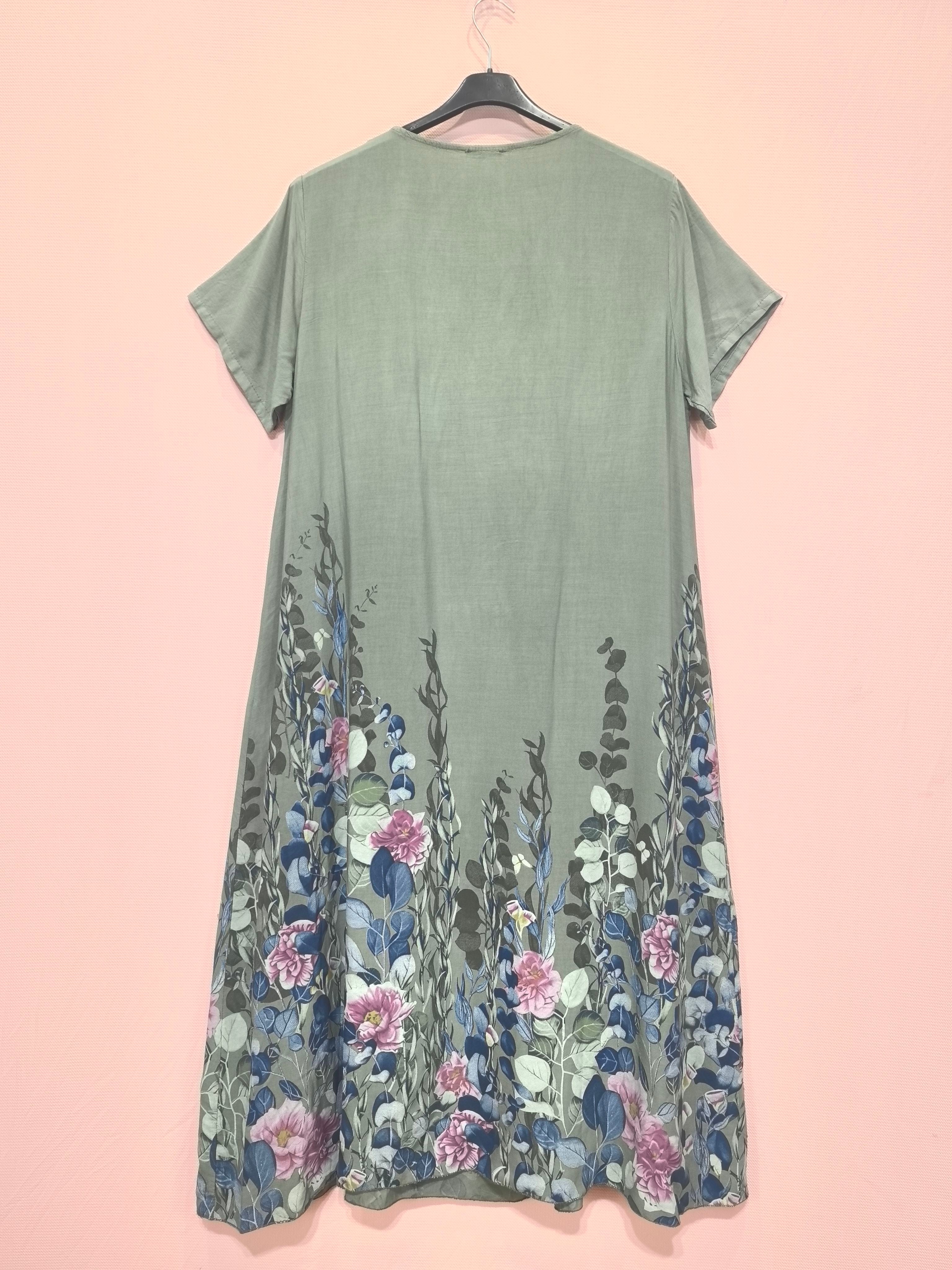 Robe longue florale (x6)