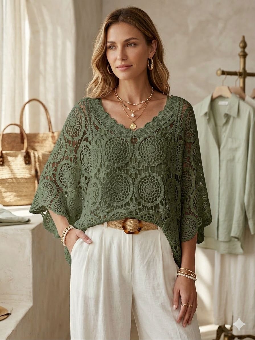 Top Crochet 2 Pièces (x6)