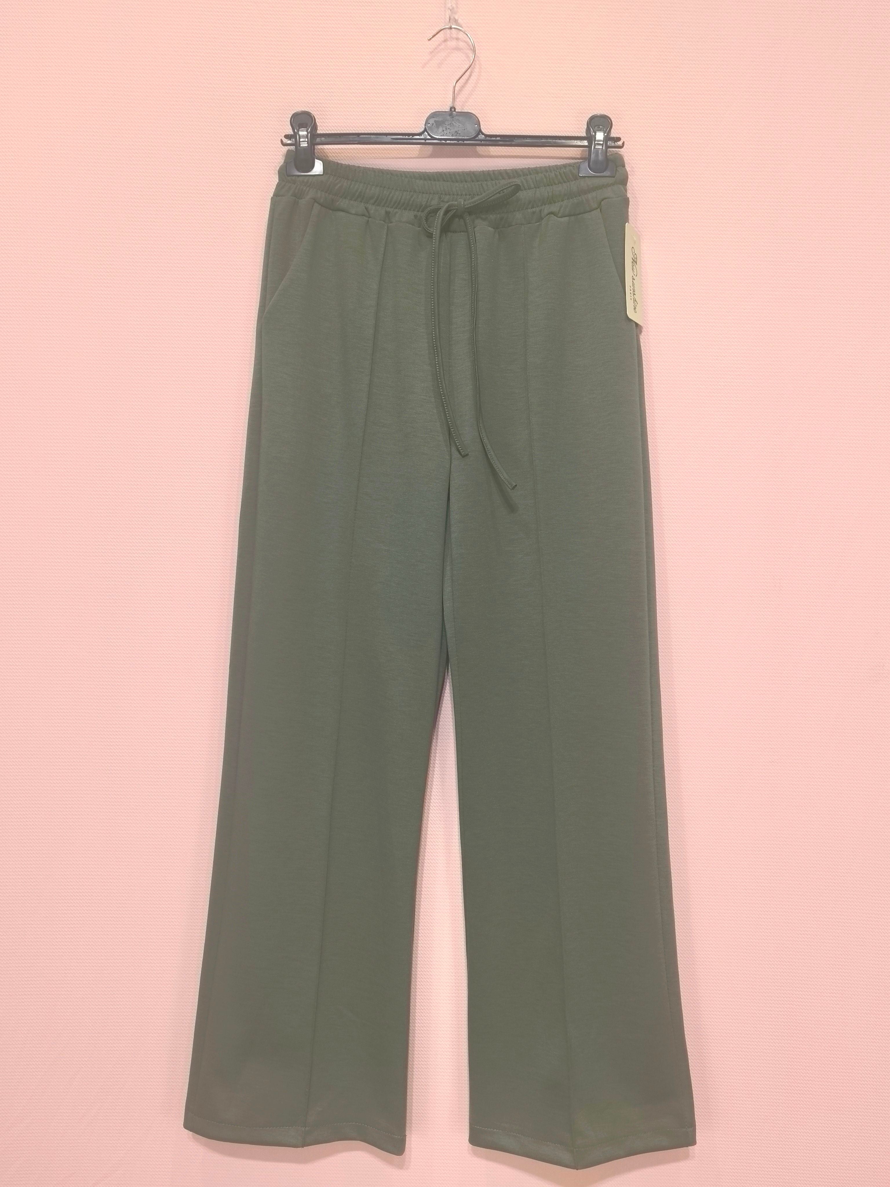 Pantalon large à taille élastique (x6)