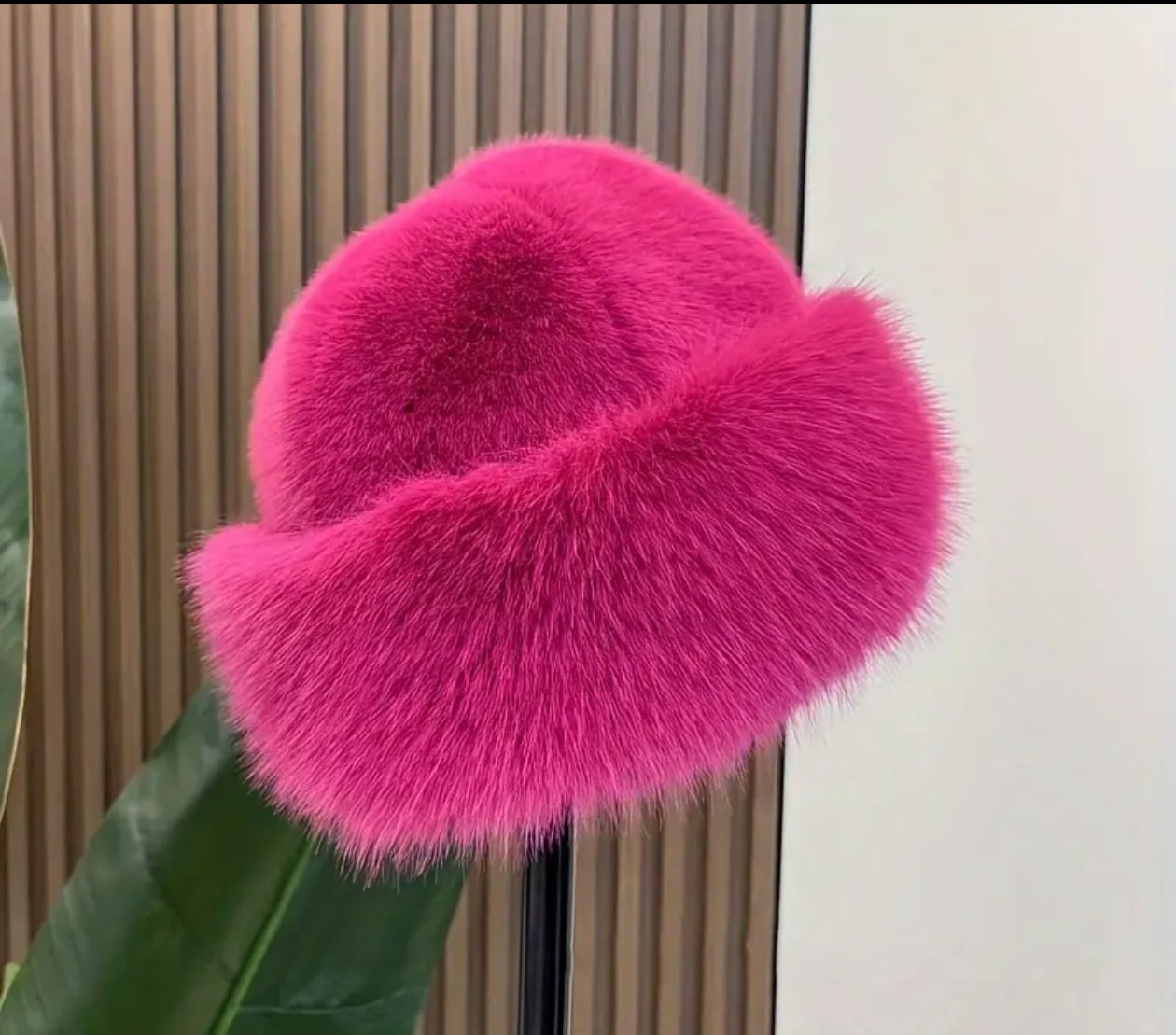 Chapeau en fausse fourrure doux (x12)#1