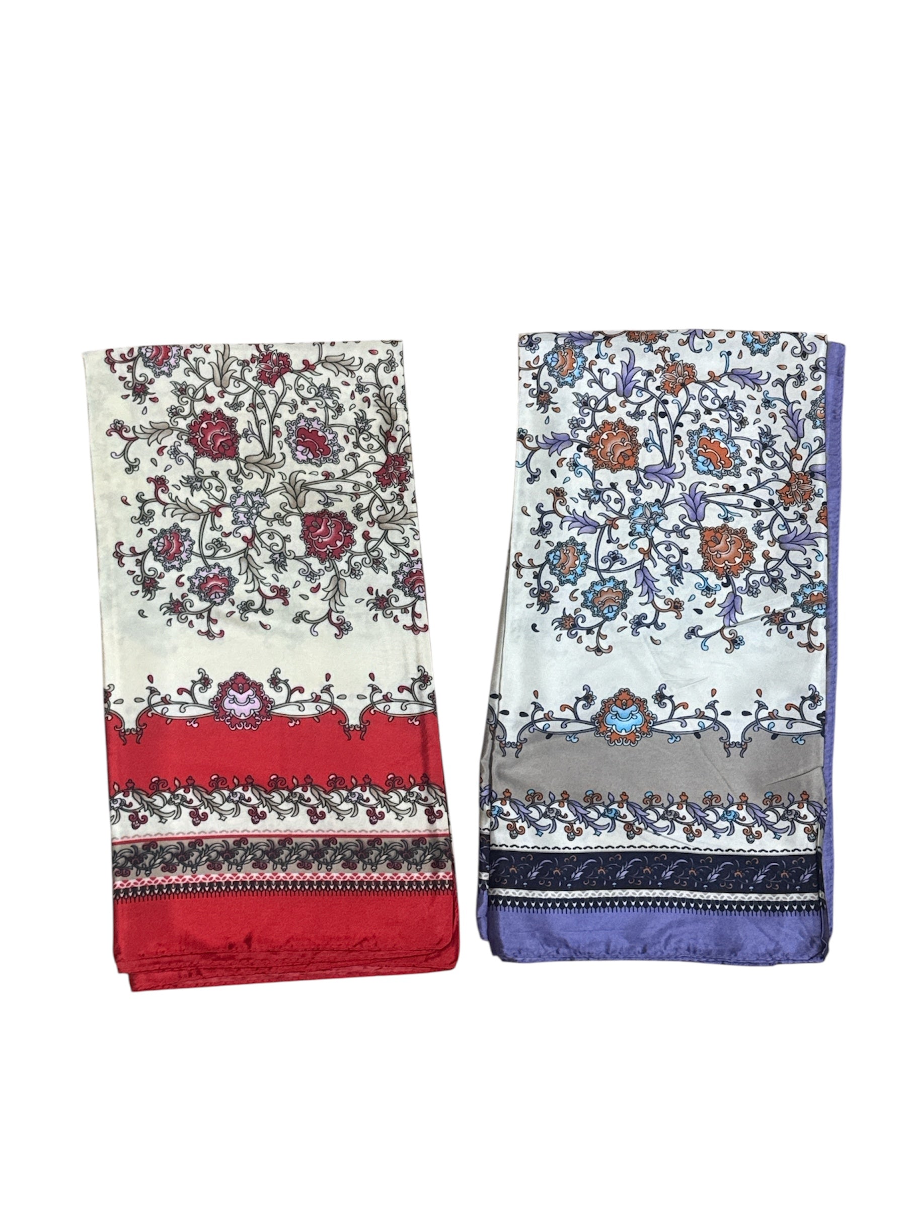 Foulard carré 90cm imprimé fantaisie (x10)#5
