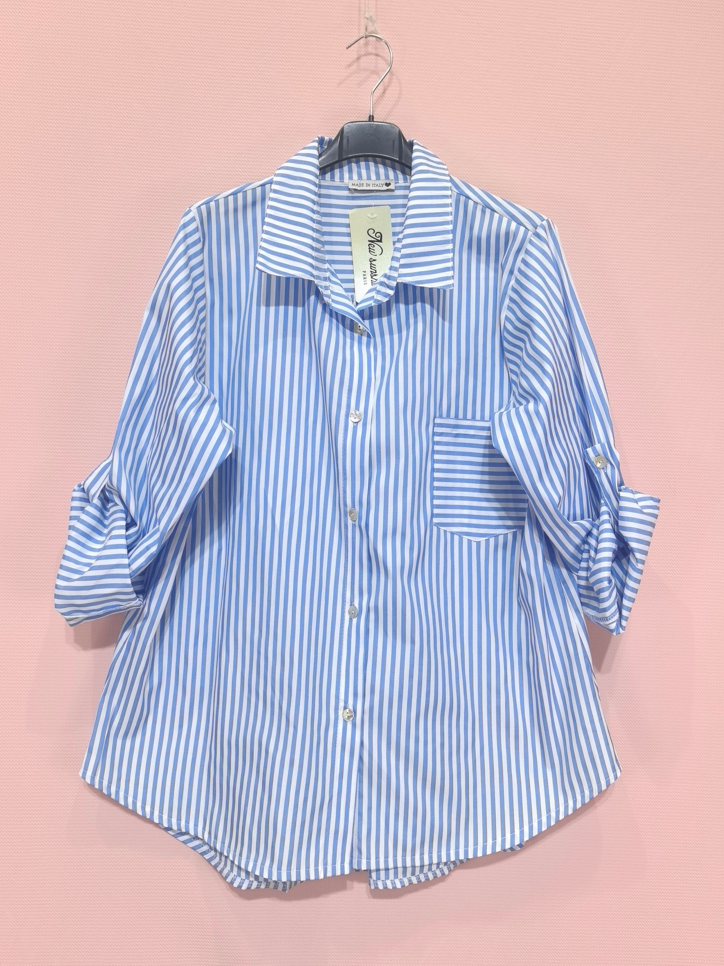 Chemise rayée en coton léger (x6)