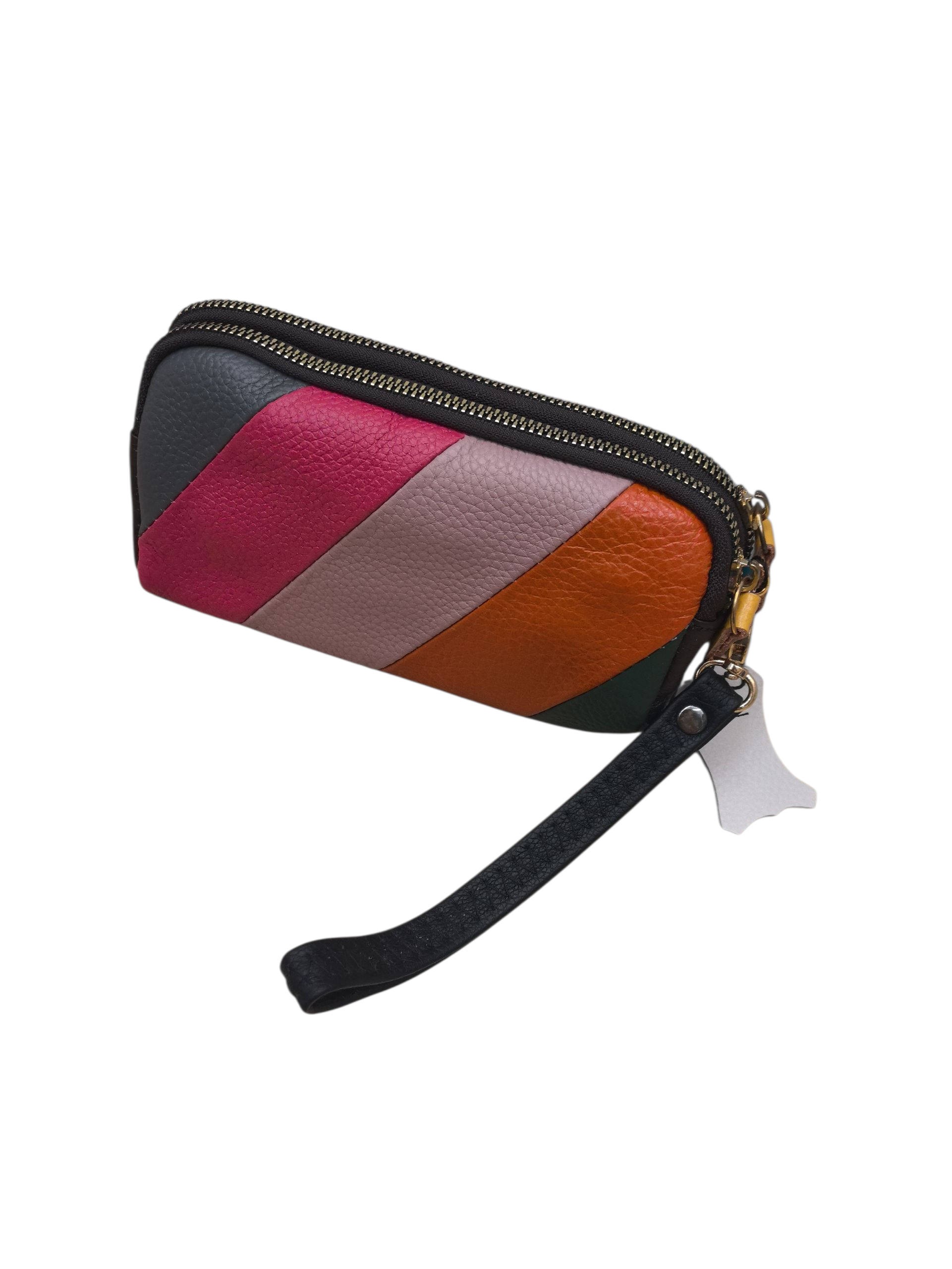 Porte monnaie- Cuir véritable Multicolore Couleurs(X6)