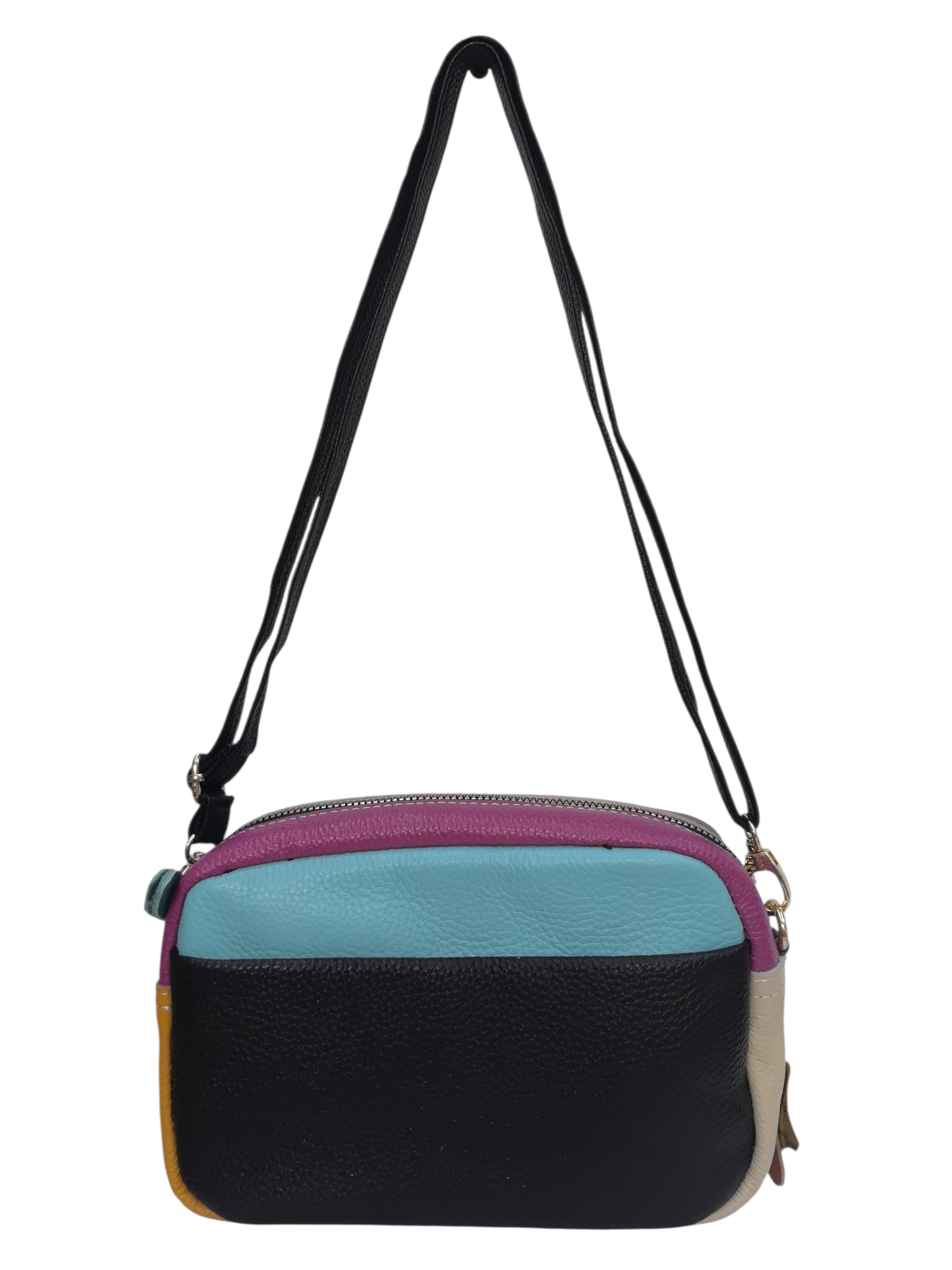 Sac multicouleur- Cuir véritable couleur (X6)