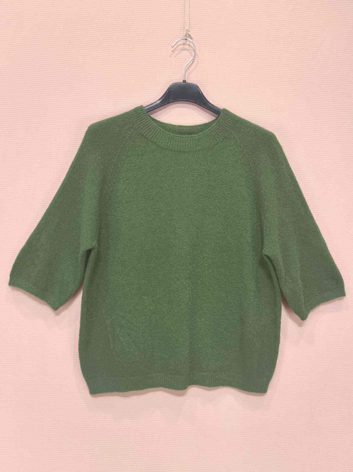 Pull En Maille Doux A Manches Mi Longue (x8)