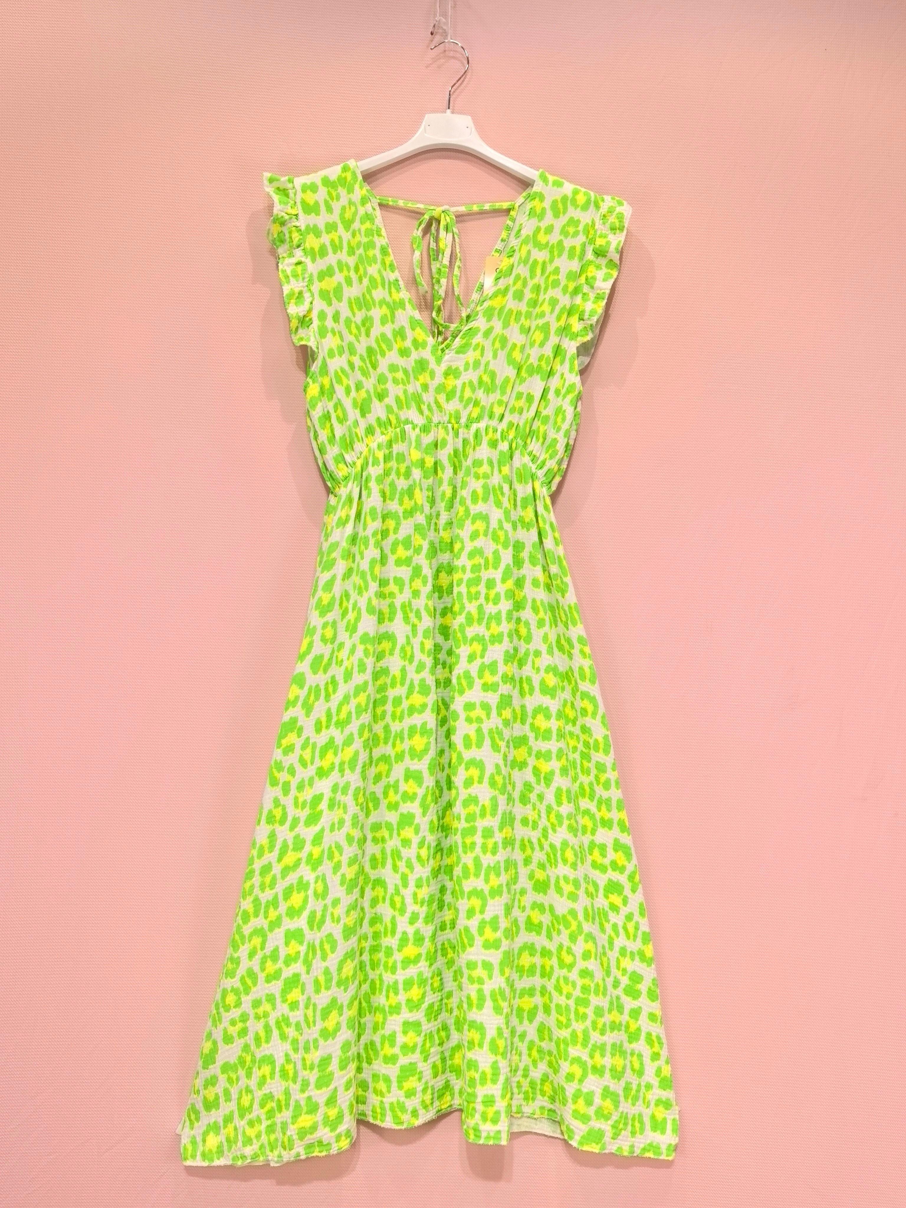 Robe Longue Imprimée En Gaze Du Coton (×6)