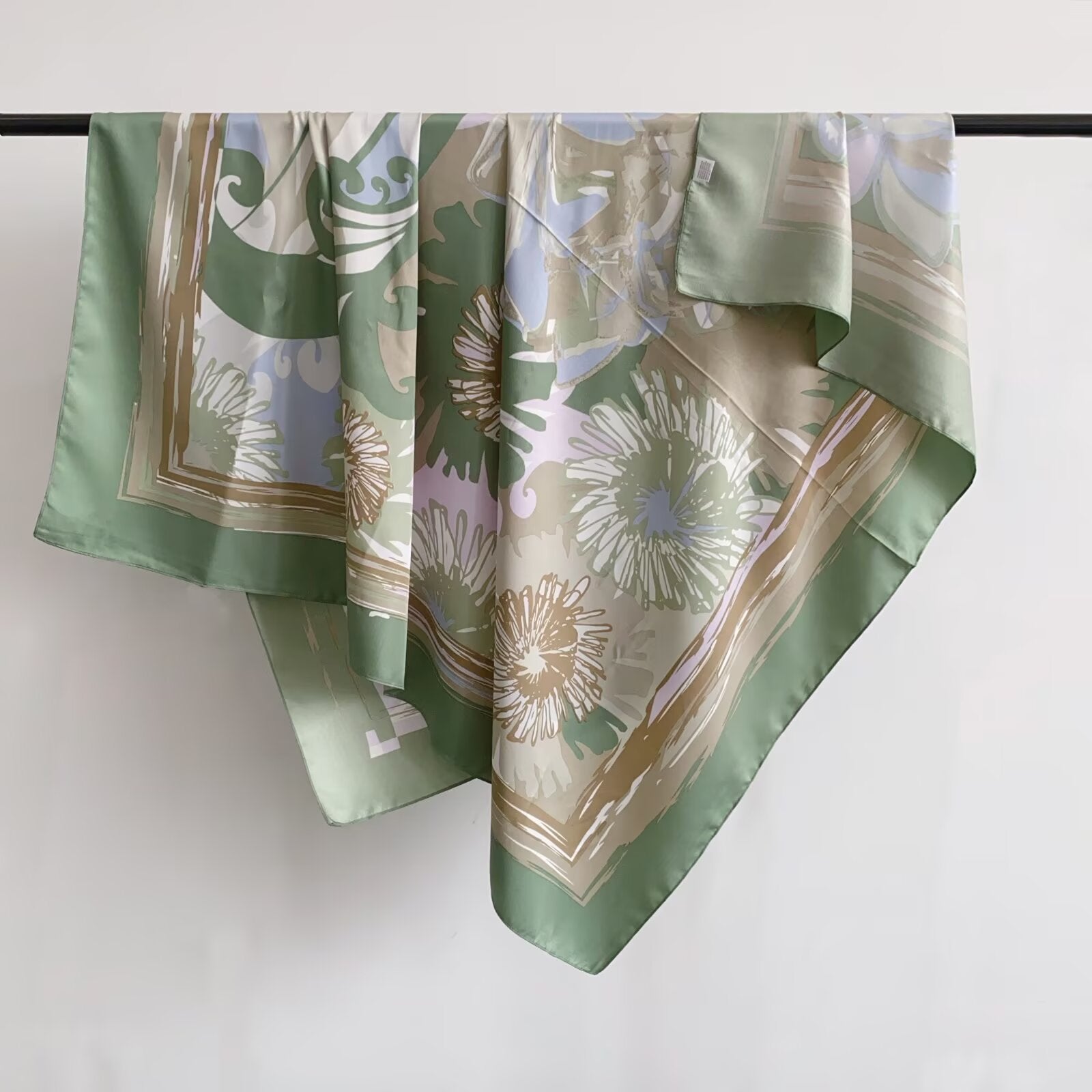 Foulard Carré touche soie 130×130cm (x6)#31