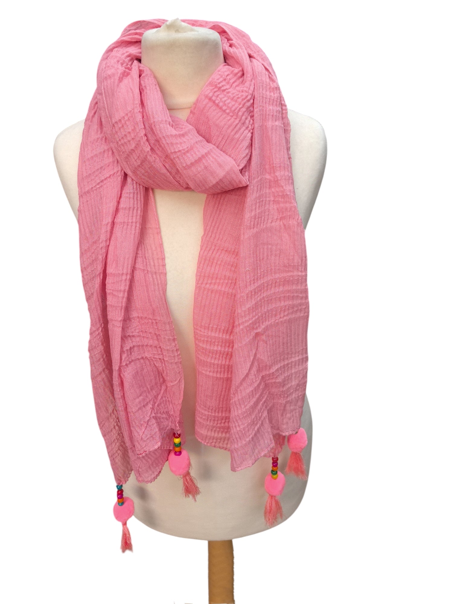 Foulard avec pompon (x12)