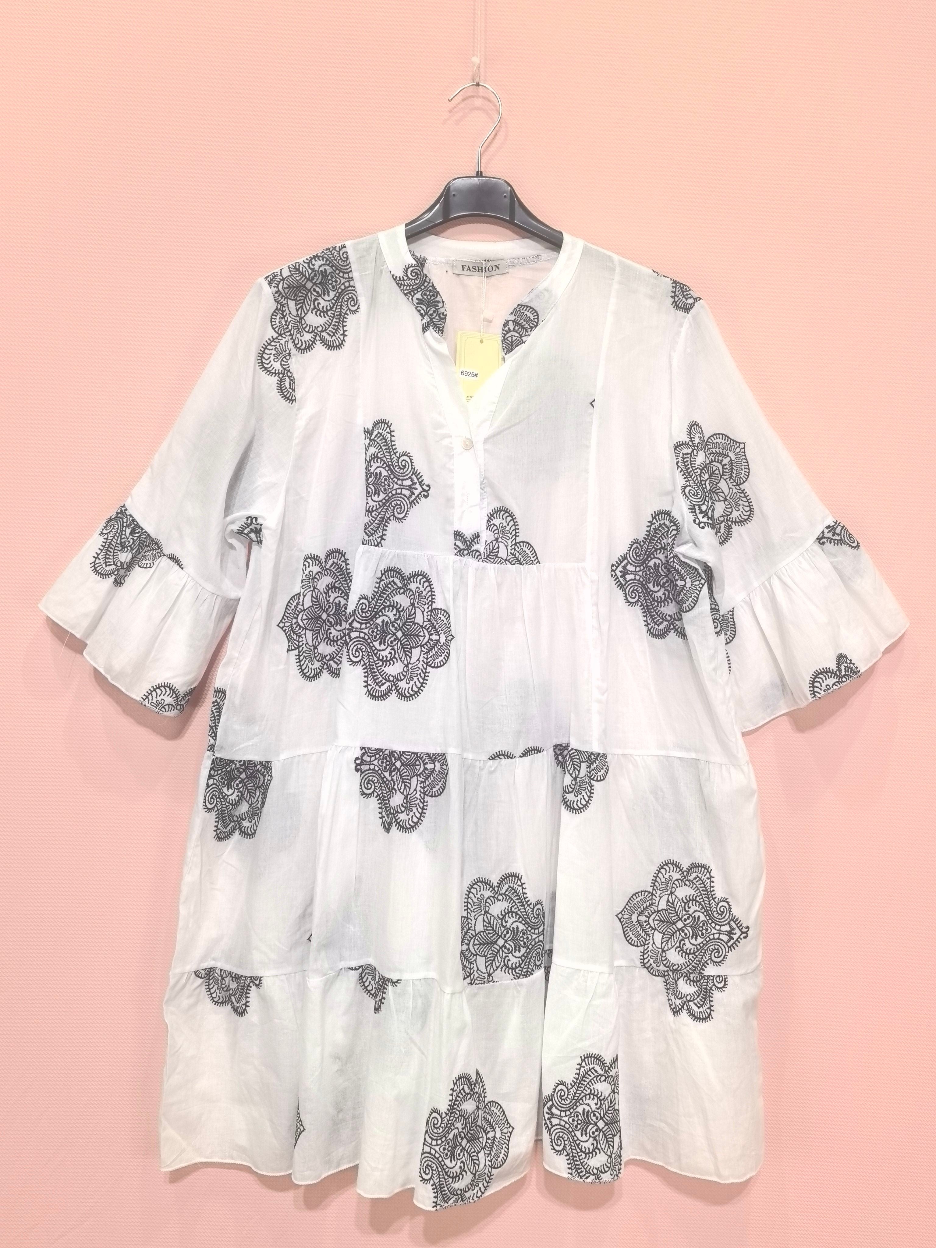 Robe Ample à Fronces Latérales (x6)