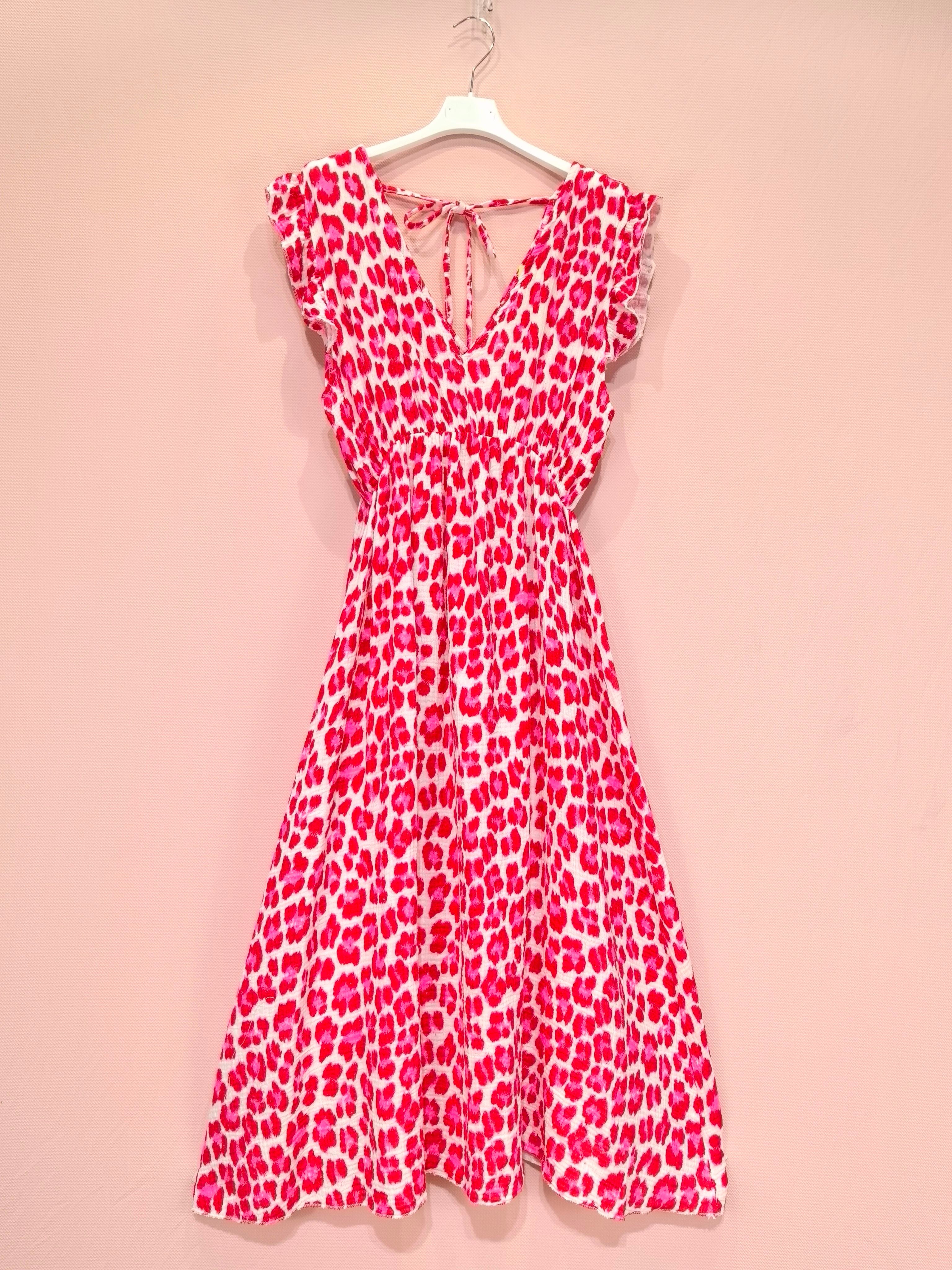 Robe Longue Imprimée En Gaze Du Coton (×6)