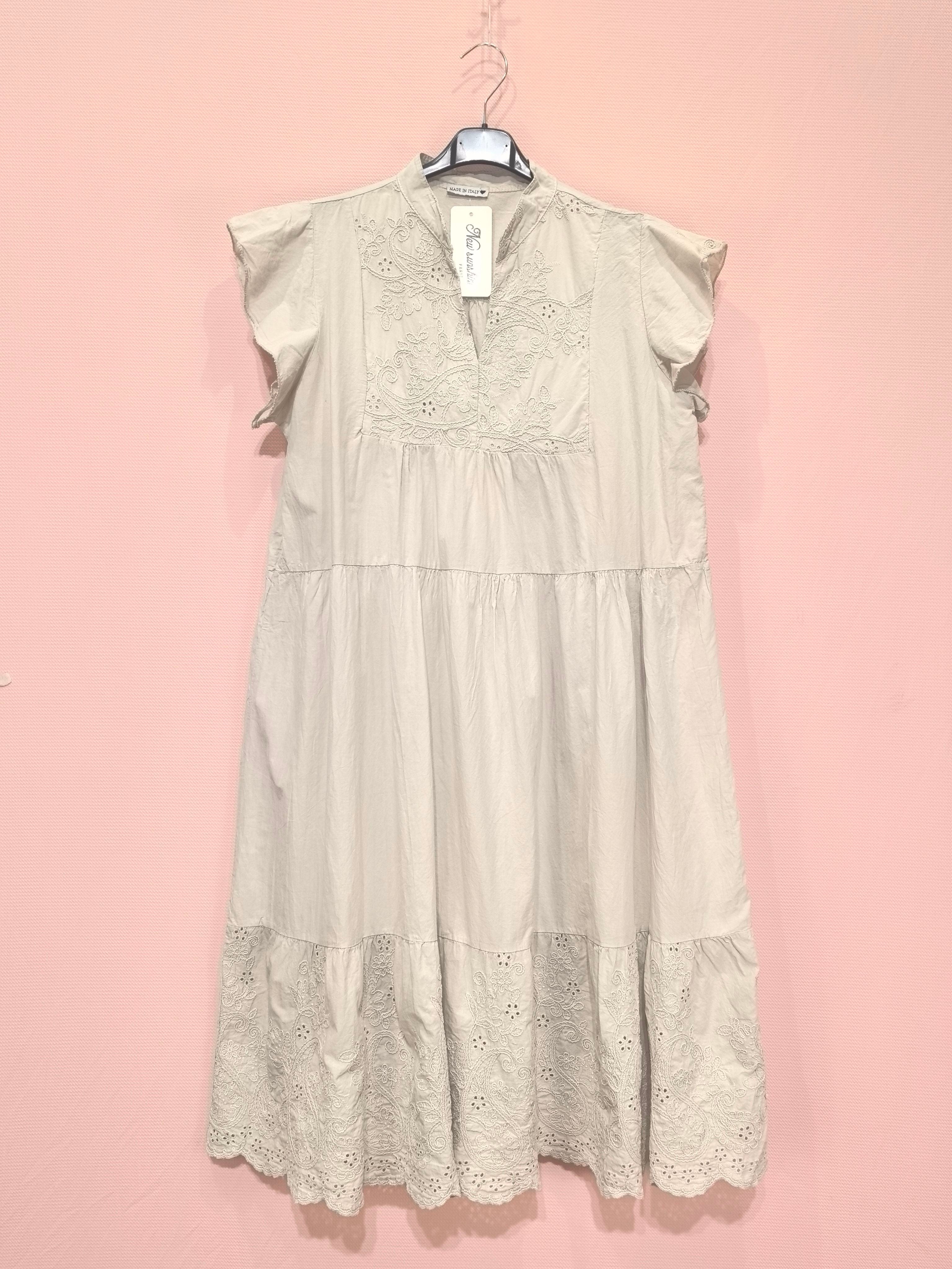 Robe Brodée En Coton (X6)